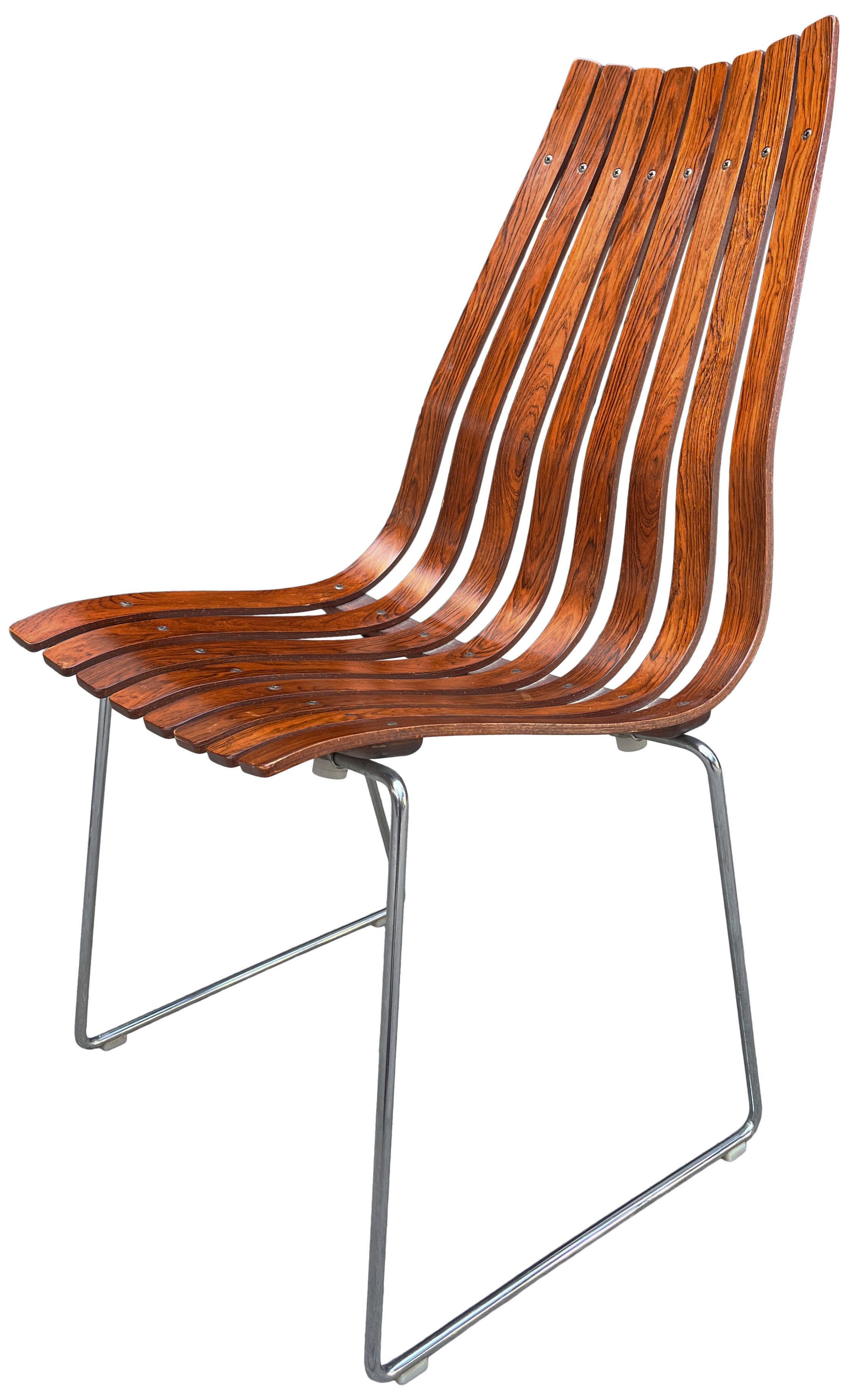 Midcentury Scandia Chairs by Hans Brattrud for Hove Mobler For Sale 3