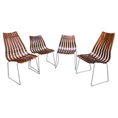 Midcentury Scandia Chairs by Hans Brattrud for Hove Mobler