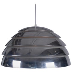 Midcentury Scandinavian Ceiling Lamp Agne Jakobsson Polished Aluminium, 1960s