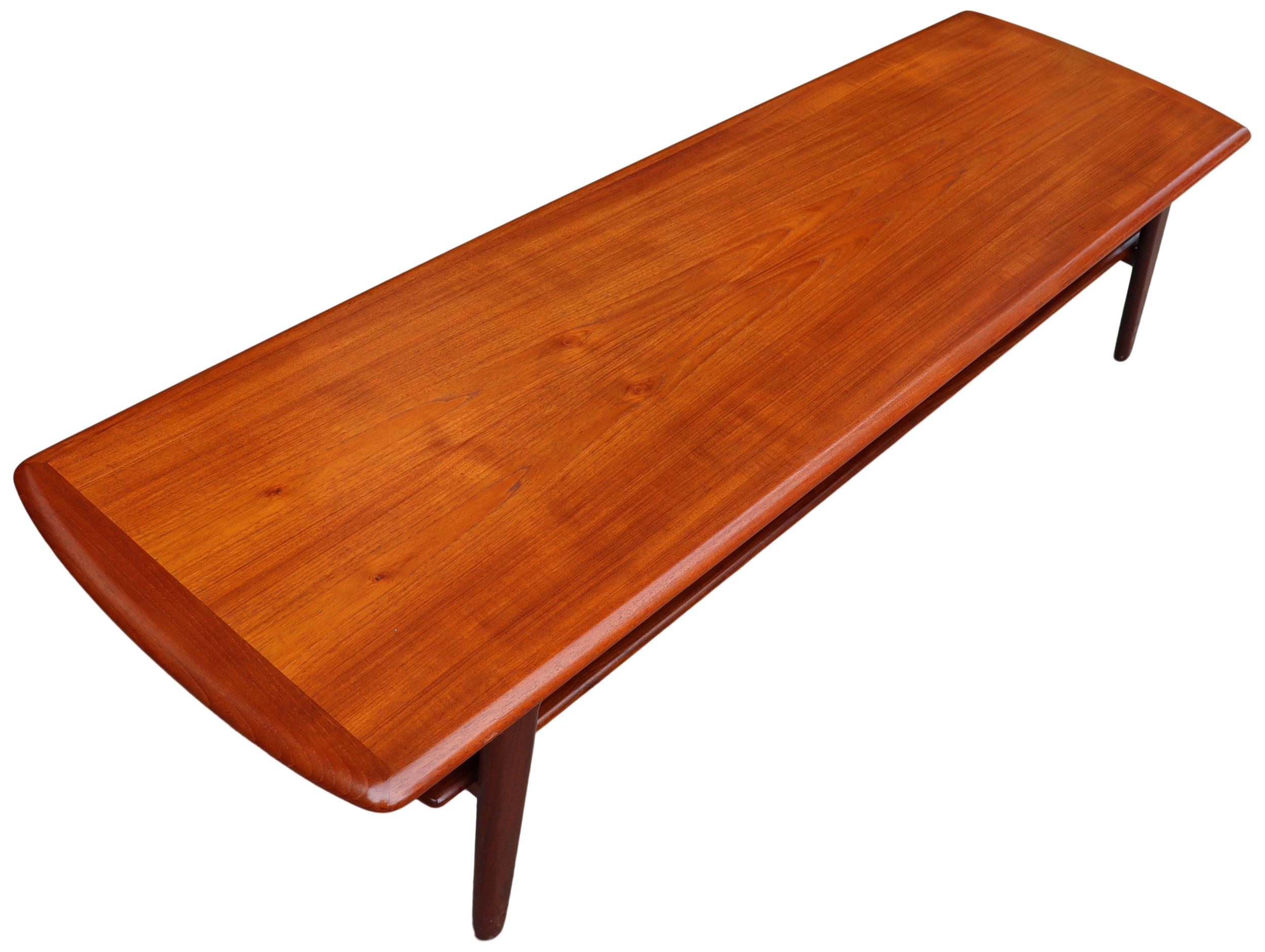 Midcentury Scandinavian Coffee Table by Svend Aage Madsen For Sale 3