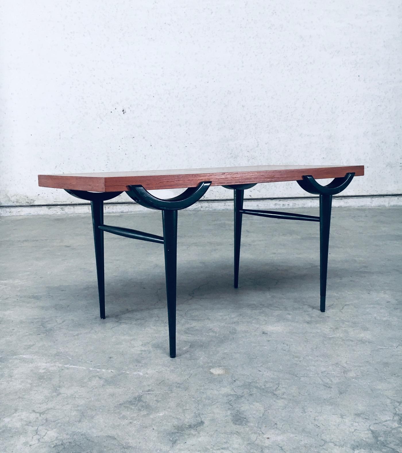 European Midcentury Scandinavian Design Coffee Table, Denmark 1960's For Sale