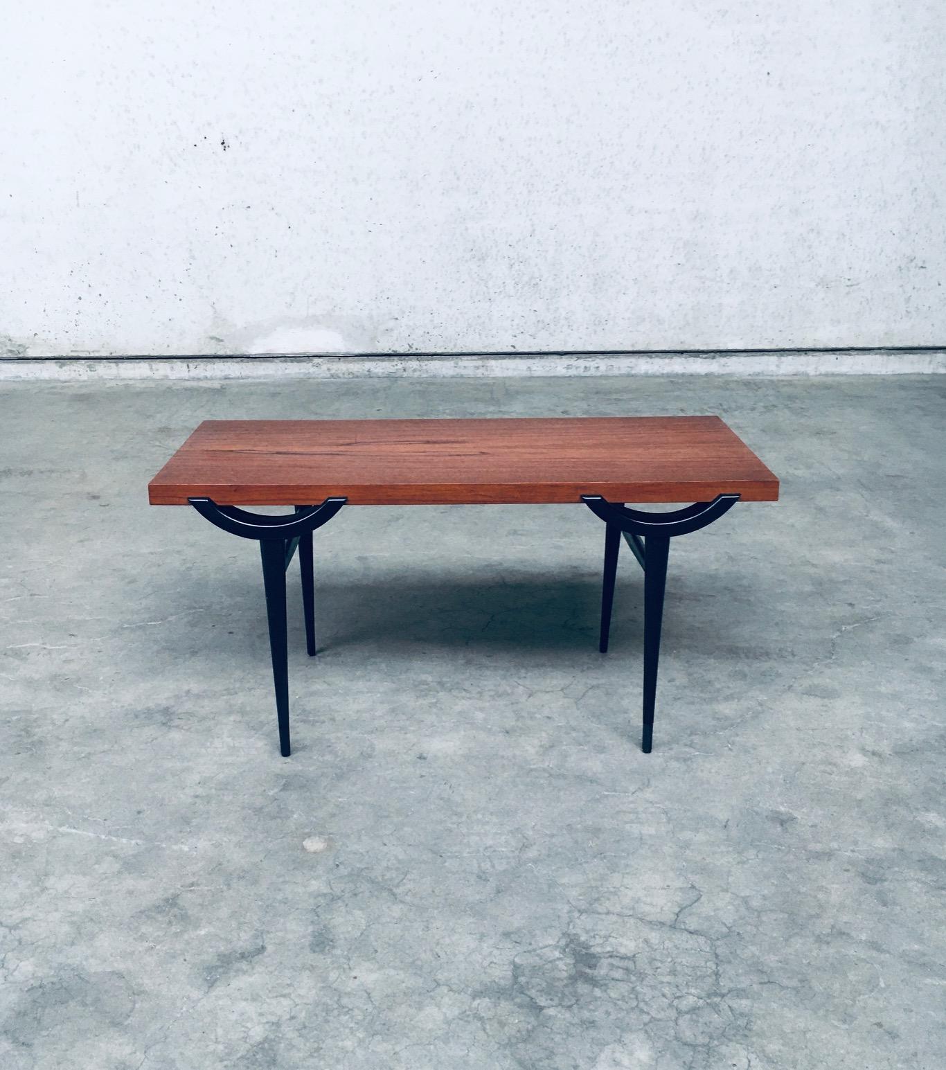 Lacquered Midcentury Scandinavian Design Coffee Table, Denmark 1960's For Sale