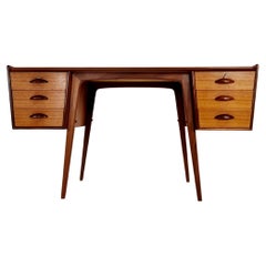 Vintage Midcentury Scandinavian Desk in Teak by Svante Skogh, 1960s