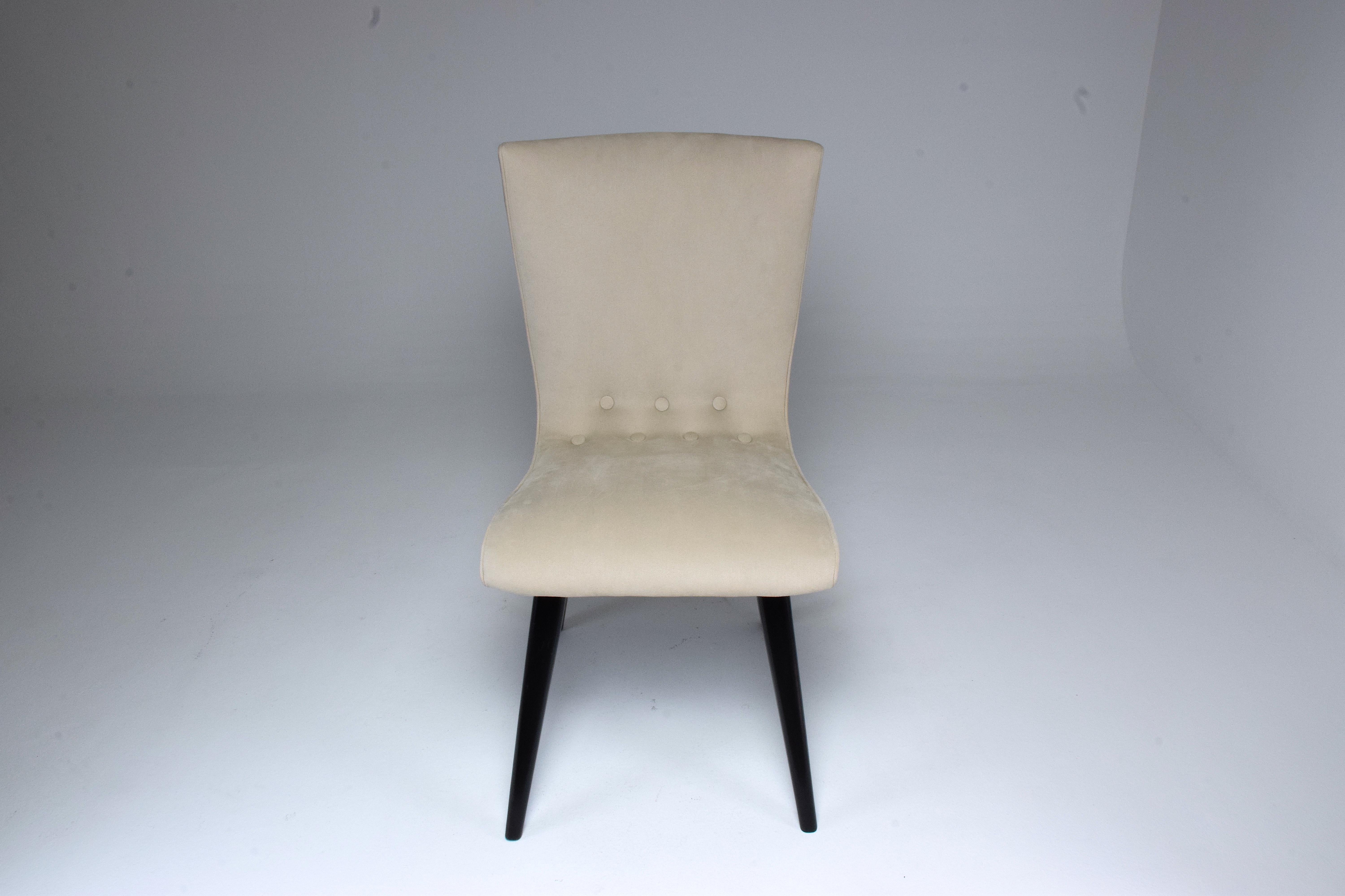 Midcentury Scandinavian Dining Chairs by CJ Van Os Culemborg, Set of Four, 1950s 3