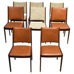 Midcentury Scandinavian Dining rosewood, Chairs, 1960s