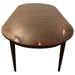 Midcentury Scandinavian Dining Table, 1965 with 3 Extensions