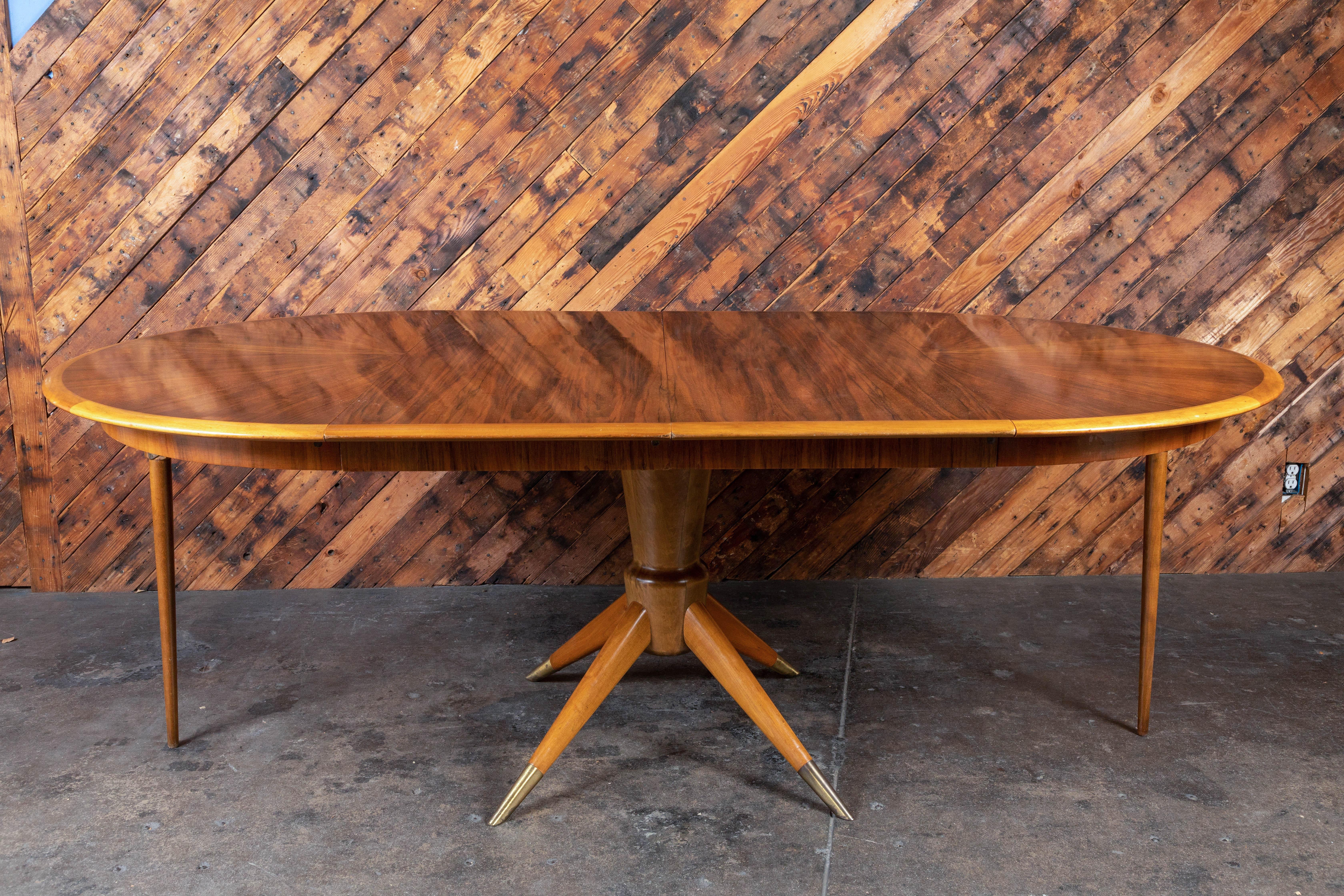 Midcentury Scandinavian Inlaid Wood Dining Table by David Rosen for Nordiska Ko 5