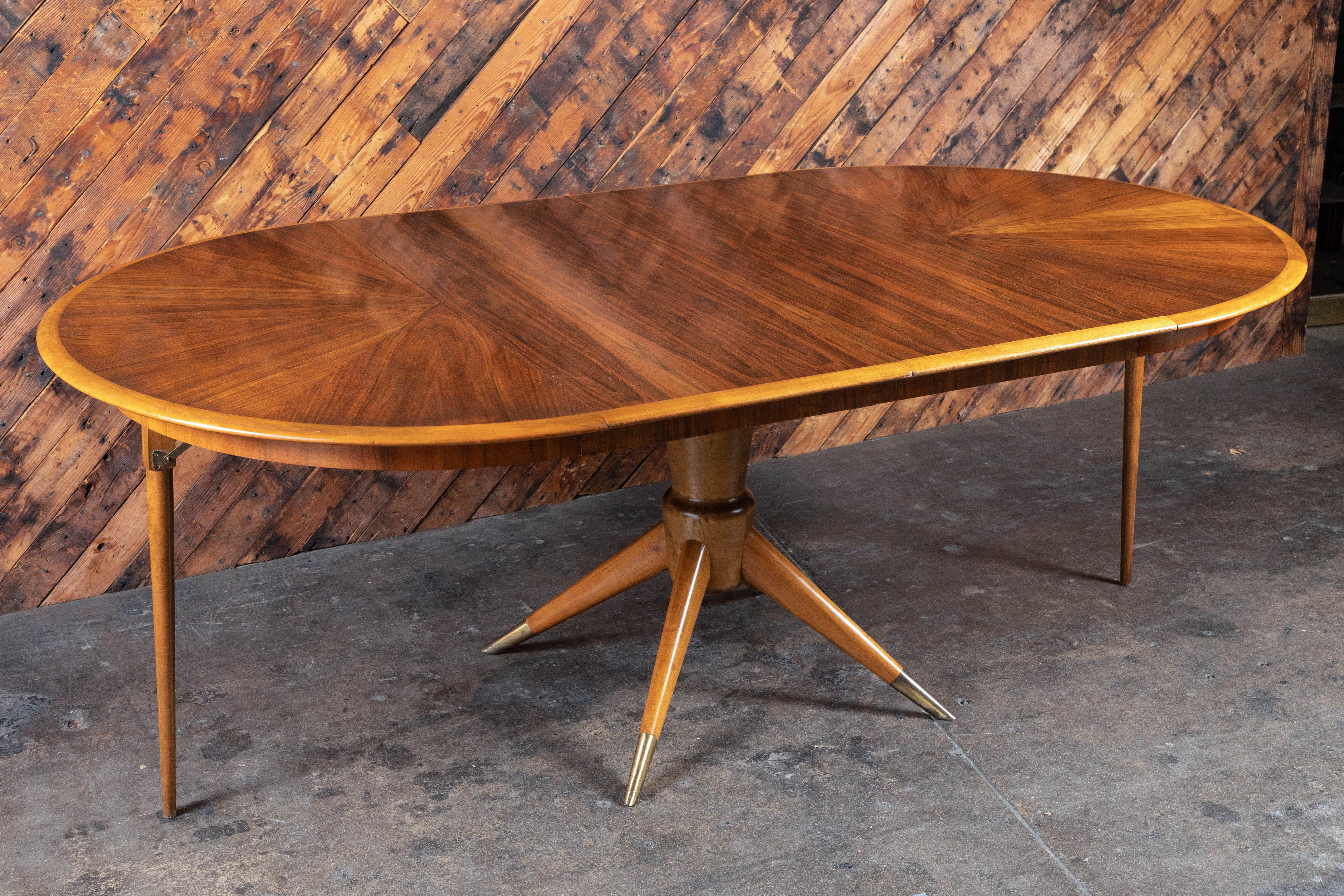 Midcentury Scandinavian Inlaid Wood Dining Table by David Rosen for Nordiska Ko 7