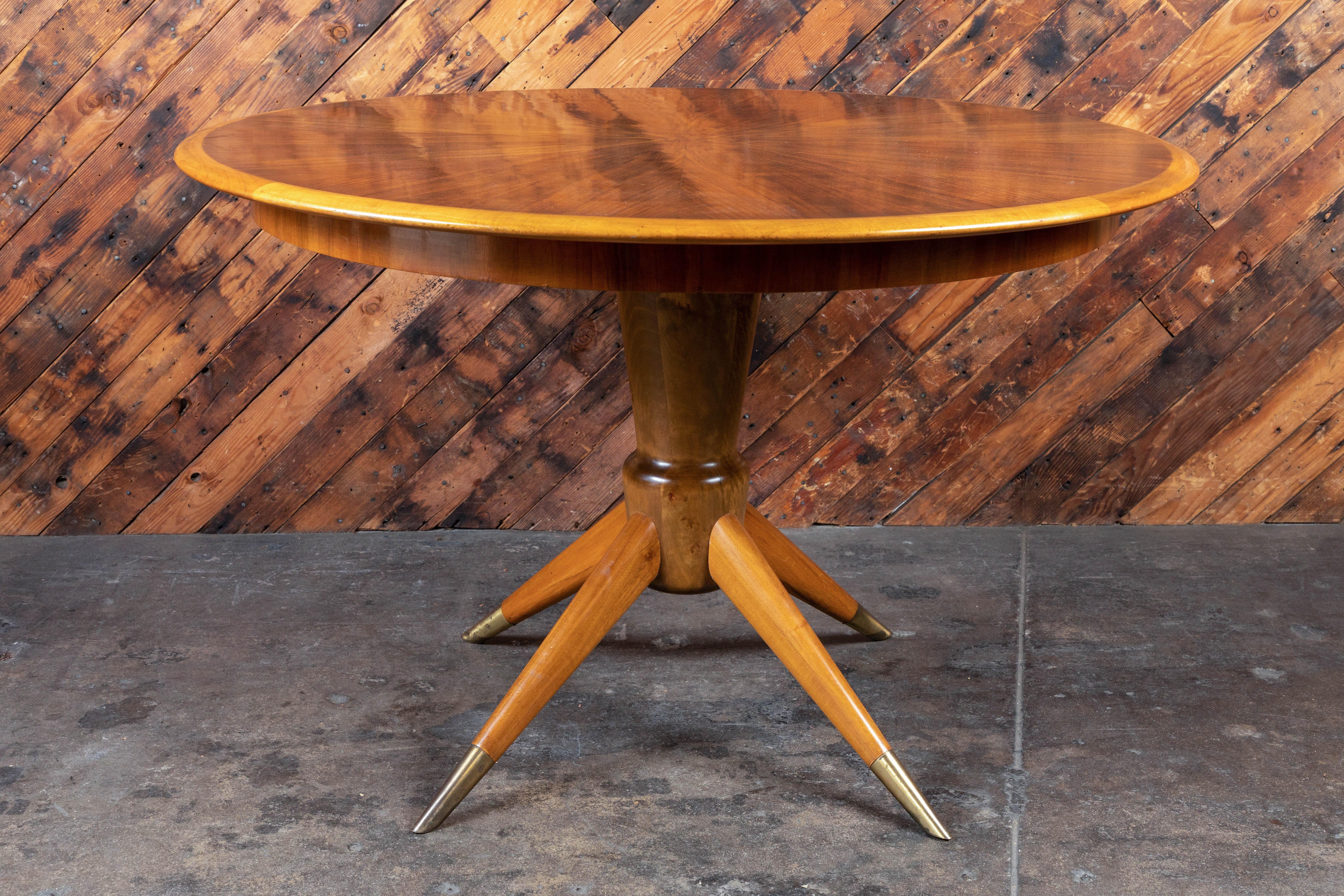 Midcentury Scandinavian Inlaid Wood Dining Table by David Rosen for Nordiska Ko 2