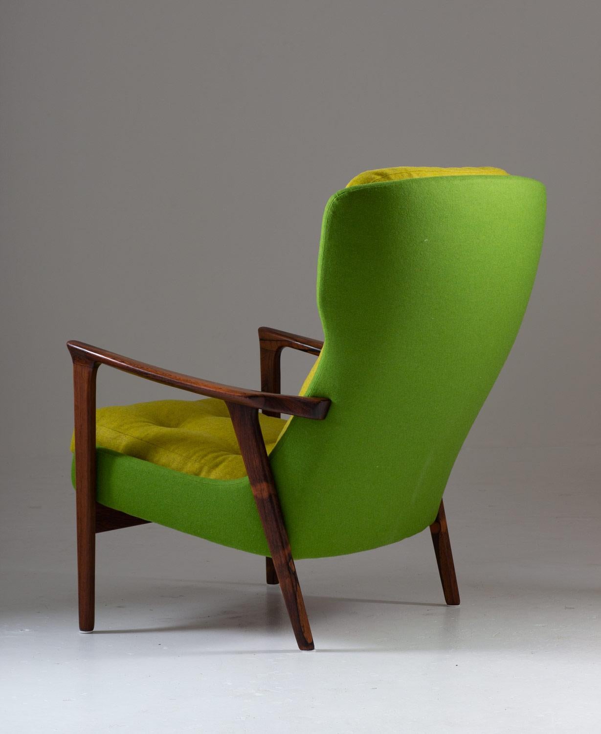 Swedish Midcentury Scandinavian Lounge Chair by Bröderna Andersson