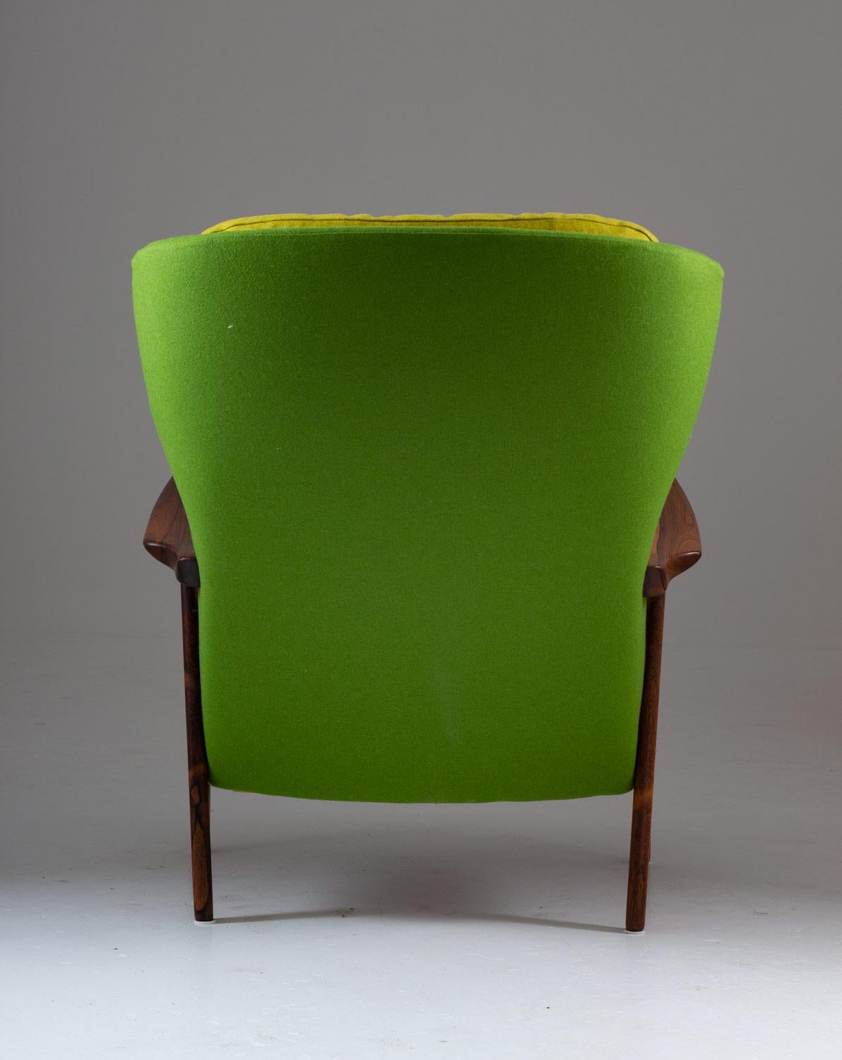 Midcentury Scandinavian Lounge Chair by Bröderna Andersson In Good Condition In Karlstad, SE
