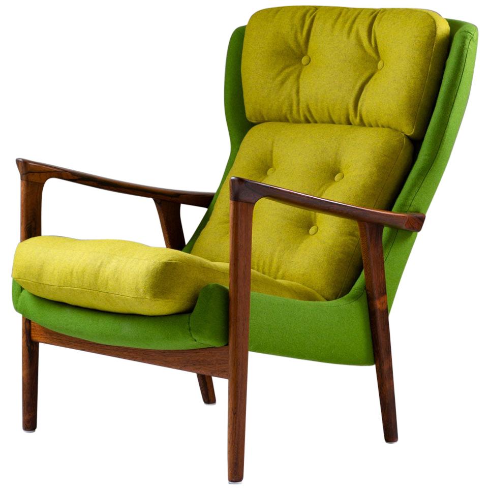 Midcentury Scandinavian Lounge Chair by Bröderna Andersson