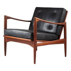 Midcentury Scandinavian Lounge Chair "Kanidaten" by Ib Kofod Larsen