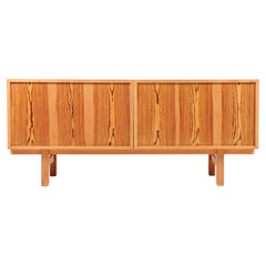 Midcentury Scandinavian Low Sideboard in Pine, 1960s