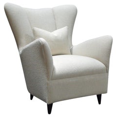 Mid-Century Scandinavian Modern Lounge Wing Chair