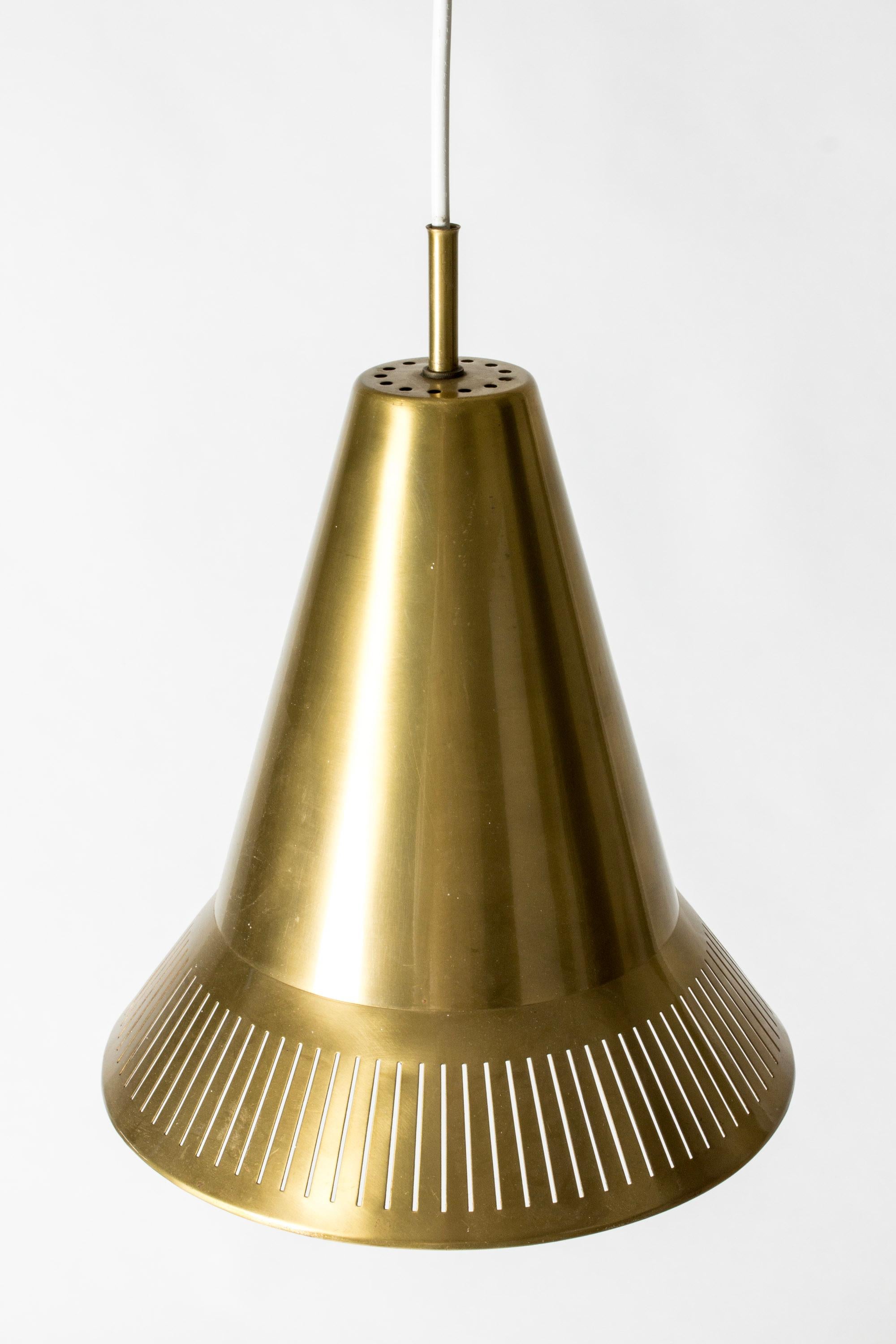 Scandinavo moderno Lampada a sospensione scandinava del Medioevo di Hans Bergström, Svezia, anni '50 in vendita