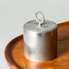 Midcentury Scandinavian Pewter jar from Svenskt Tenn, Sweden, 1944
