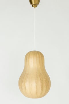 Mid-Century Scandinavian Resin Cocoon Lamp by Hans Bergström, Sweden, 1950s
