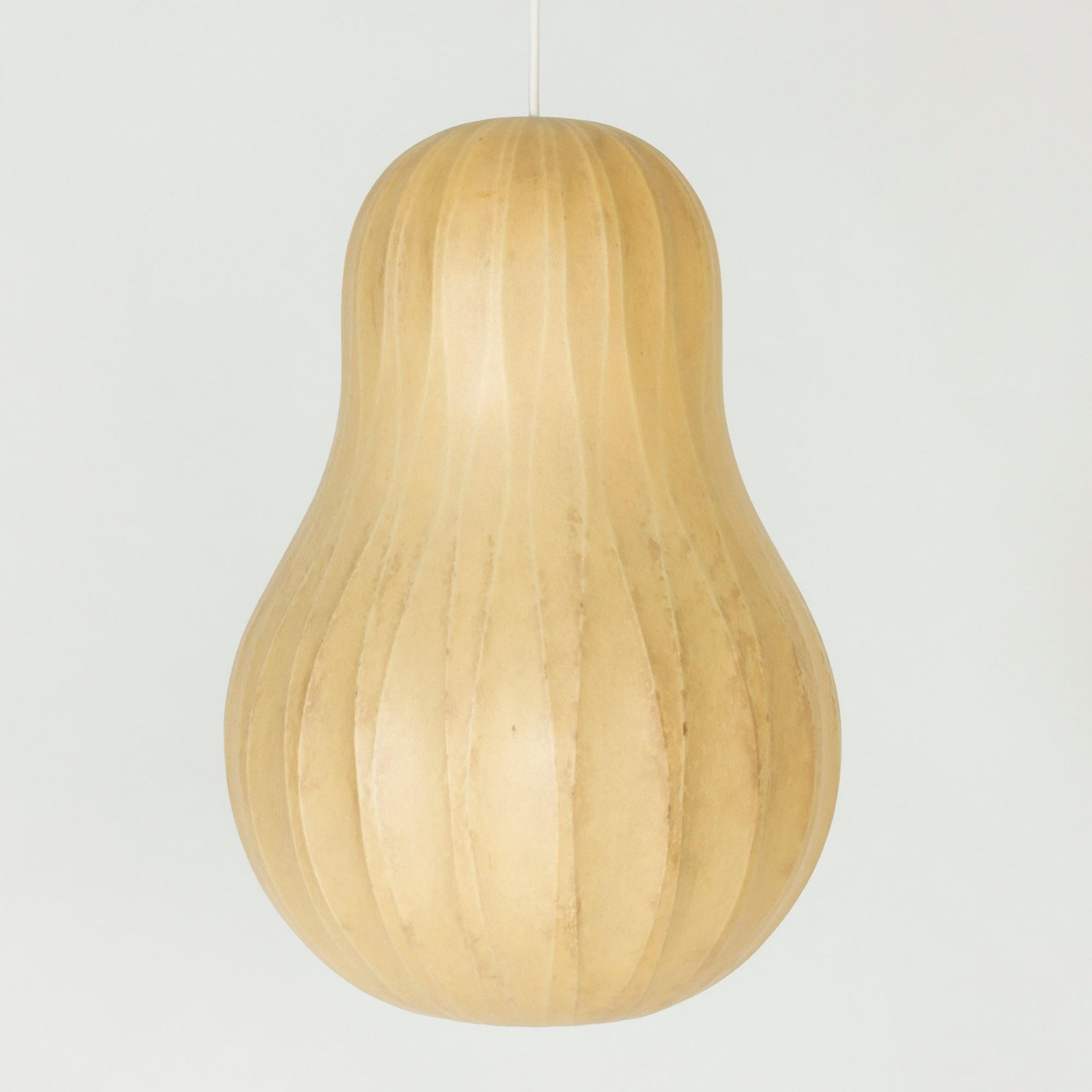 Scandinavian Modern Mid-Century Scandinavian Resin Cocoon Lamp by Hans Bergström, Sweden, 1950s For Sale