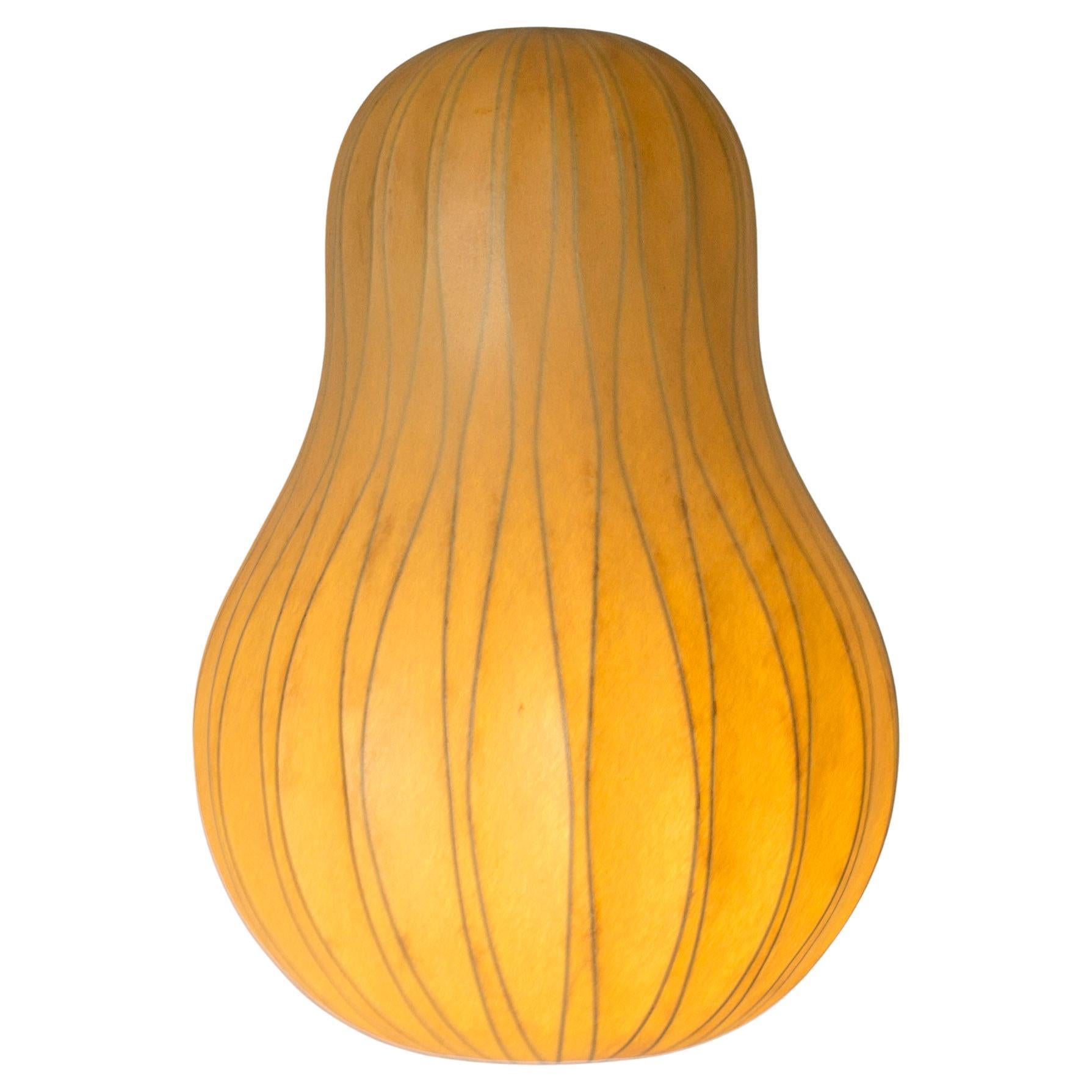 Mid-Century Scandinavian Resin Cocoon Lamp by Hans Bergström, Sweden, 1950s For Sale