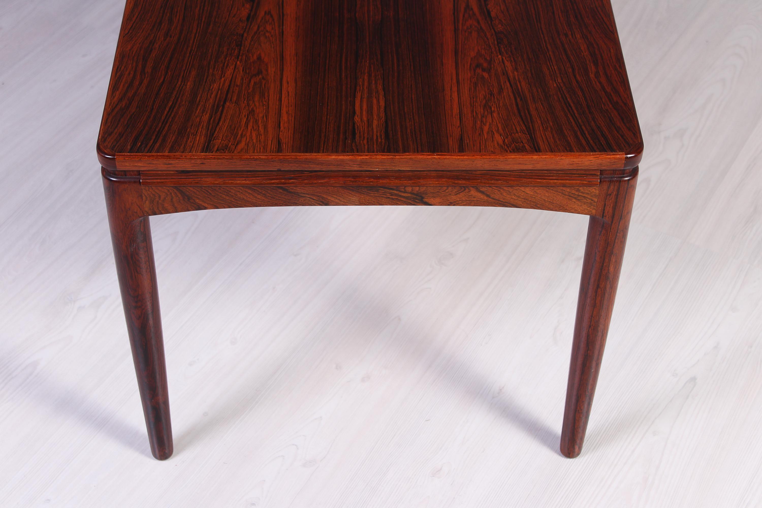 Midcentury Scandinavian Rosewood Coffee Table, 1950s For Sale 4