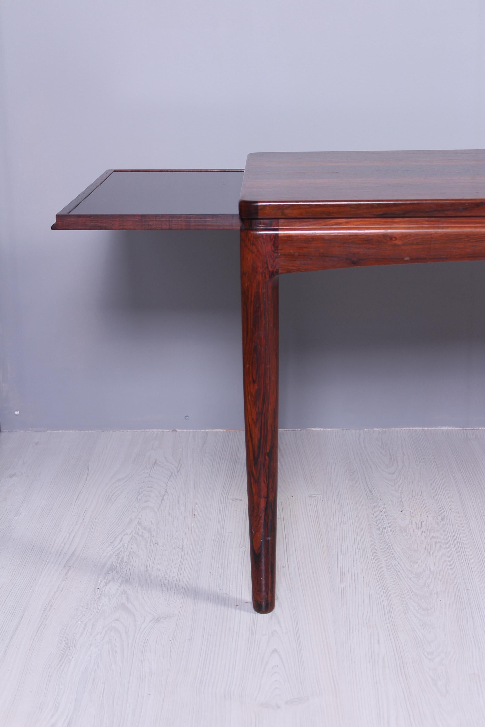 Mid-20th Century Midcentury Scandinavian Rosewood Coffee Table, 1950s For Sale