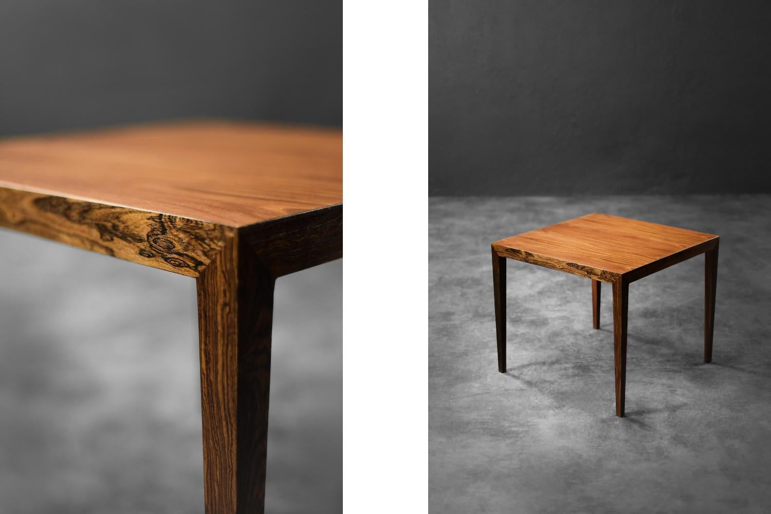 Mid-Century moderno Tavolino in palissandro scandinavo del MidCentury di Severin Hansen per Haslev Møbel in vendita