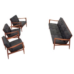 Midcentury Scandinavian Seating Group "Kandidaten" by Ib Kofod Larsen