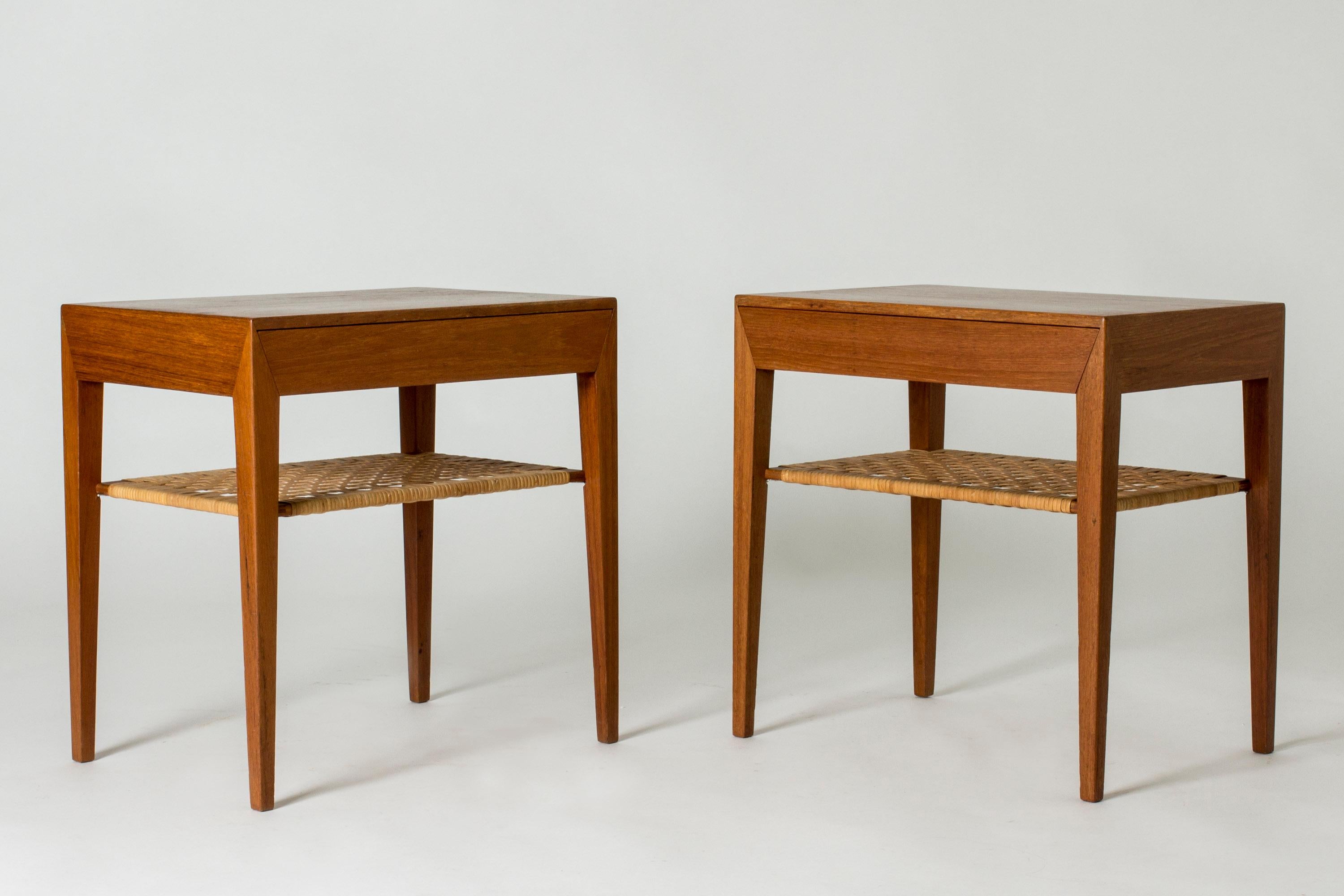 MidCentury Scandinavian Side Tables, Severin Hansen, Haslev, Denmark