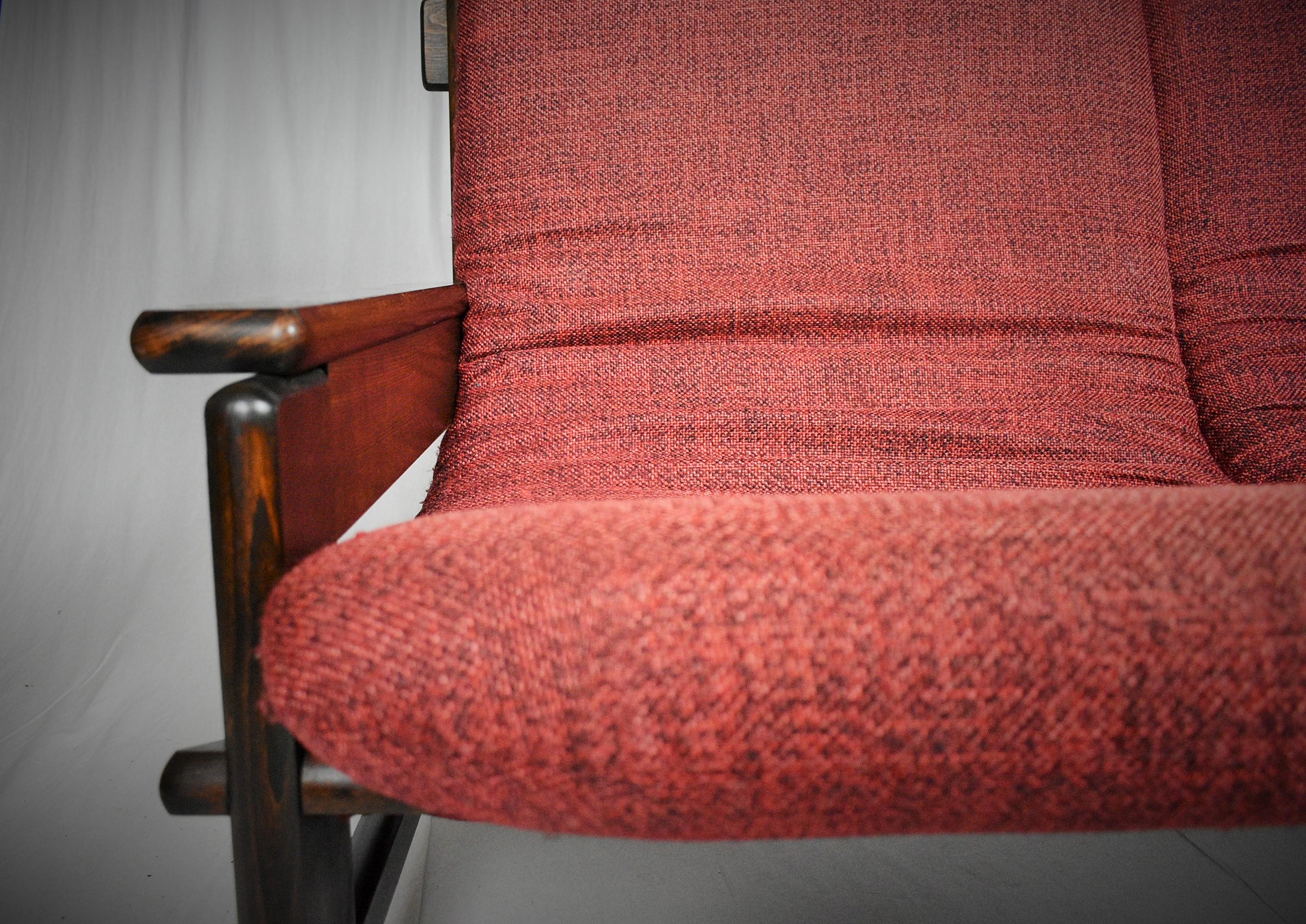 Fabric Midcentury Scandinavian Sofa, 1968s For Sale