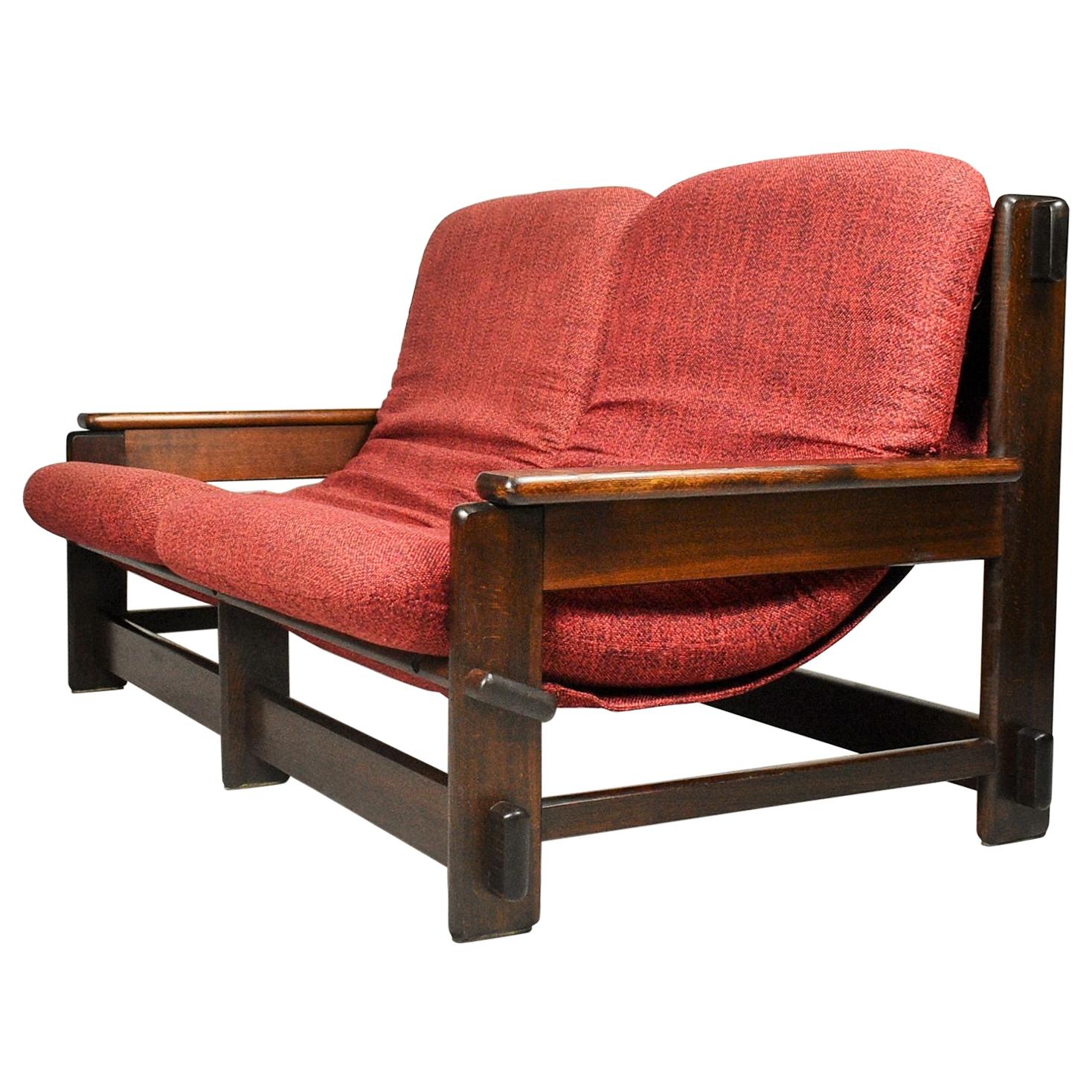 Skandinavisches Sofa aus der Mitte des Jahrhunderts, 1968er Jahre
