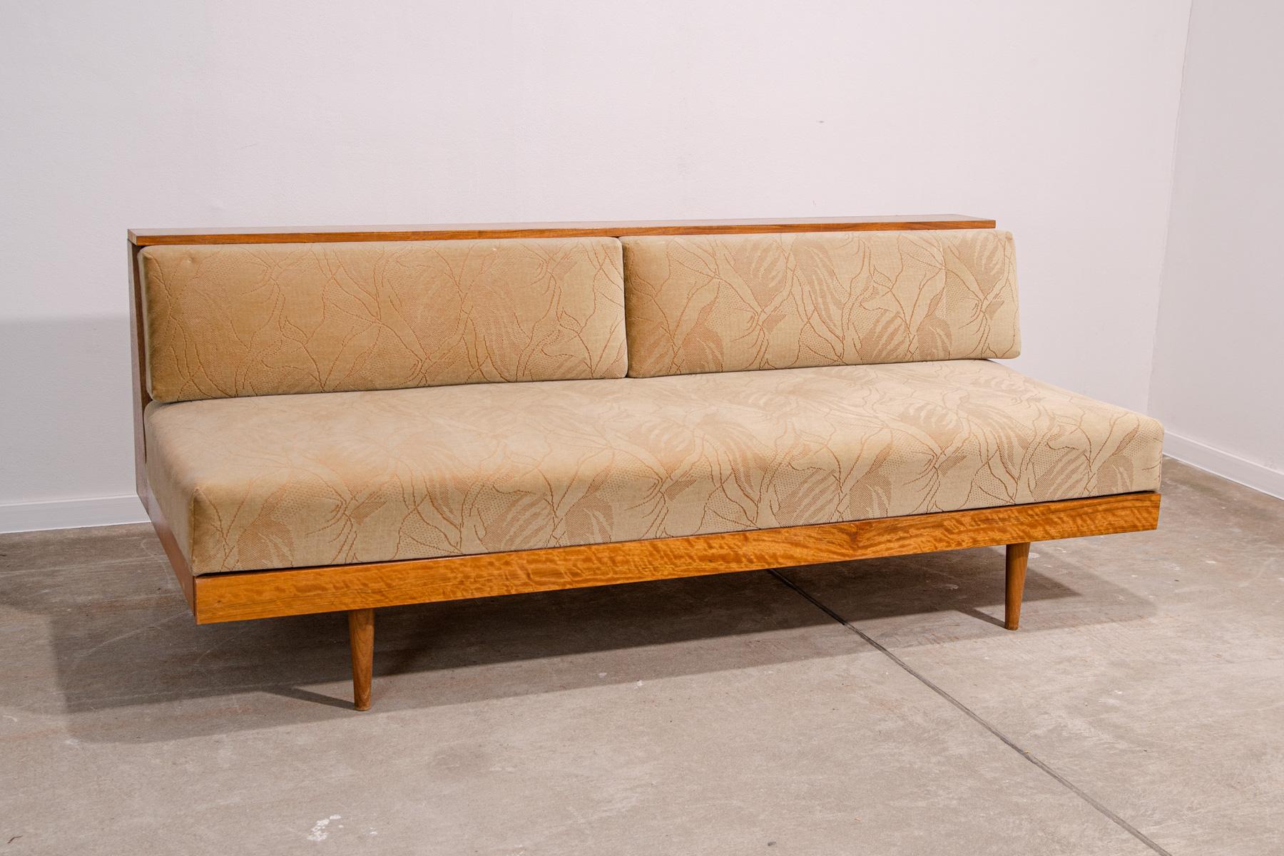 Scandinavian Modern Midcentury Scandinavian style Folding Sofa by Sedláček & Vyčítal, 1960´s, Czech. For Sale