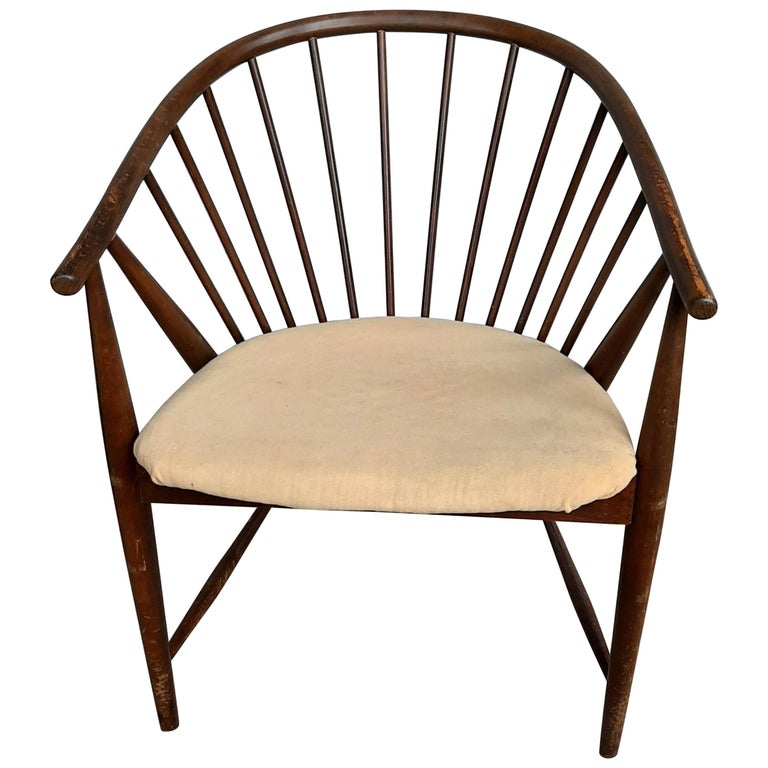 Midcentury Scandinavian Sunfeather Chair by Sonna Rosen For Sale