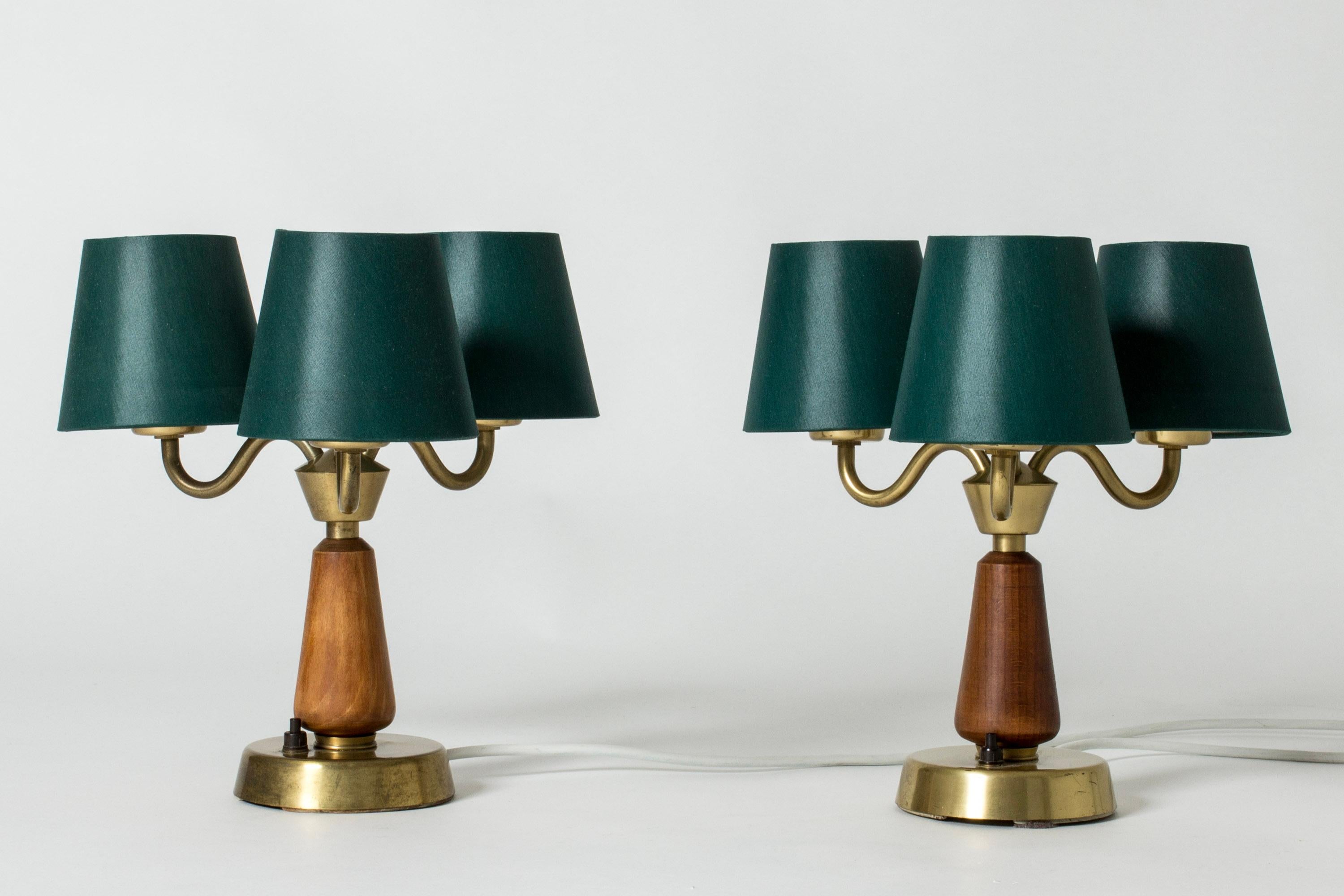 Scandinavian Modern Midcentury Scandinavian Table Lamps from ASEA, Sweden, 1950s For Sale
