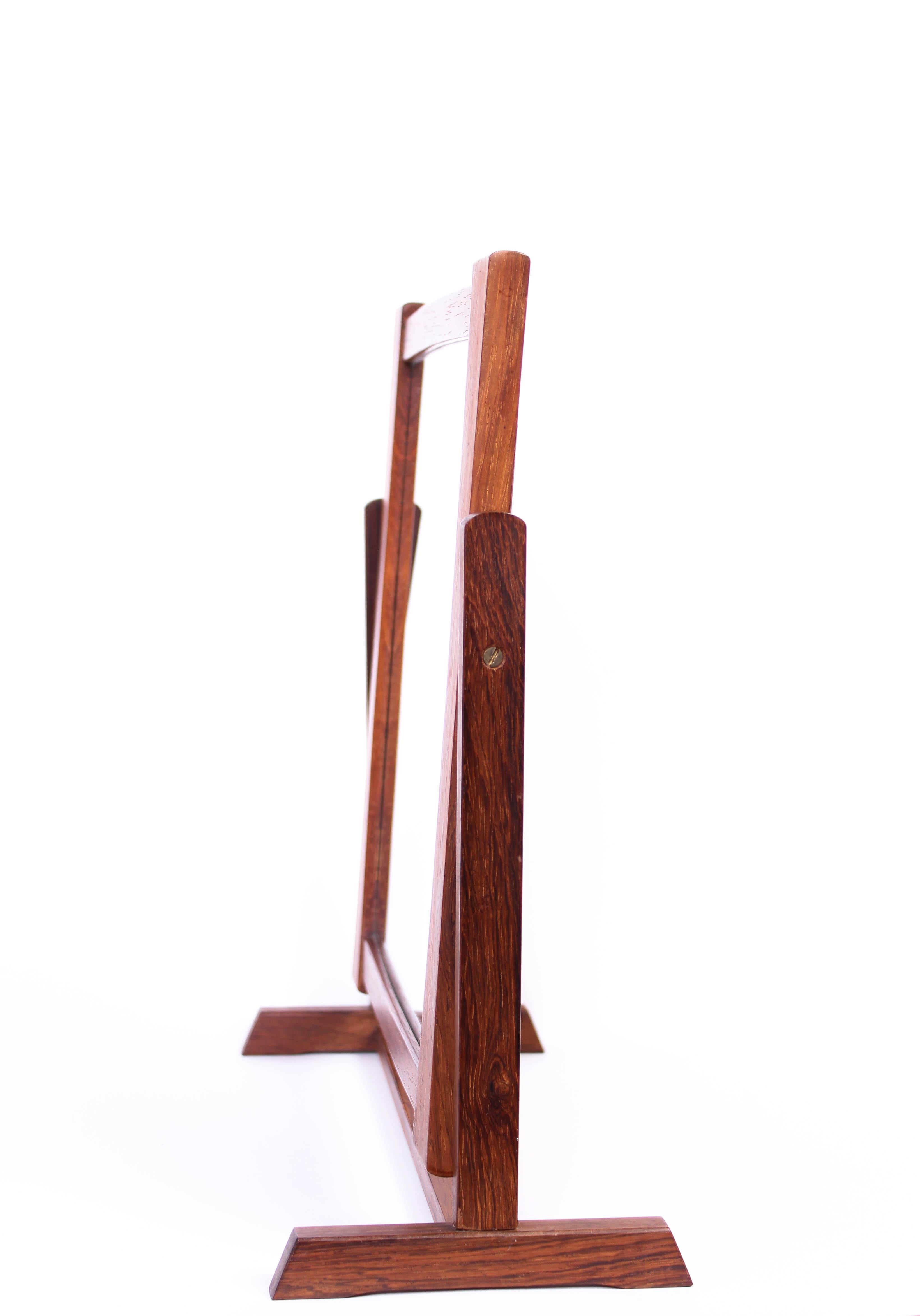 Scandinavian Modern Midcentury Scandinavian Table Mirror For Sale