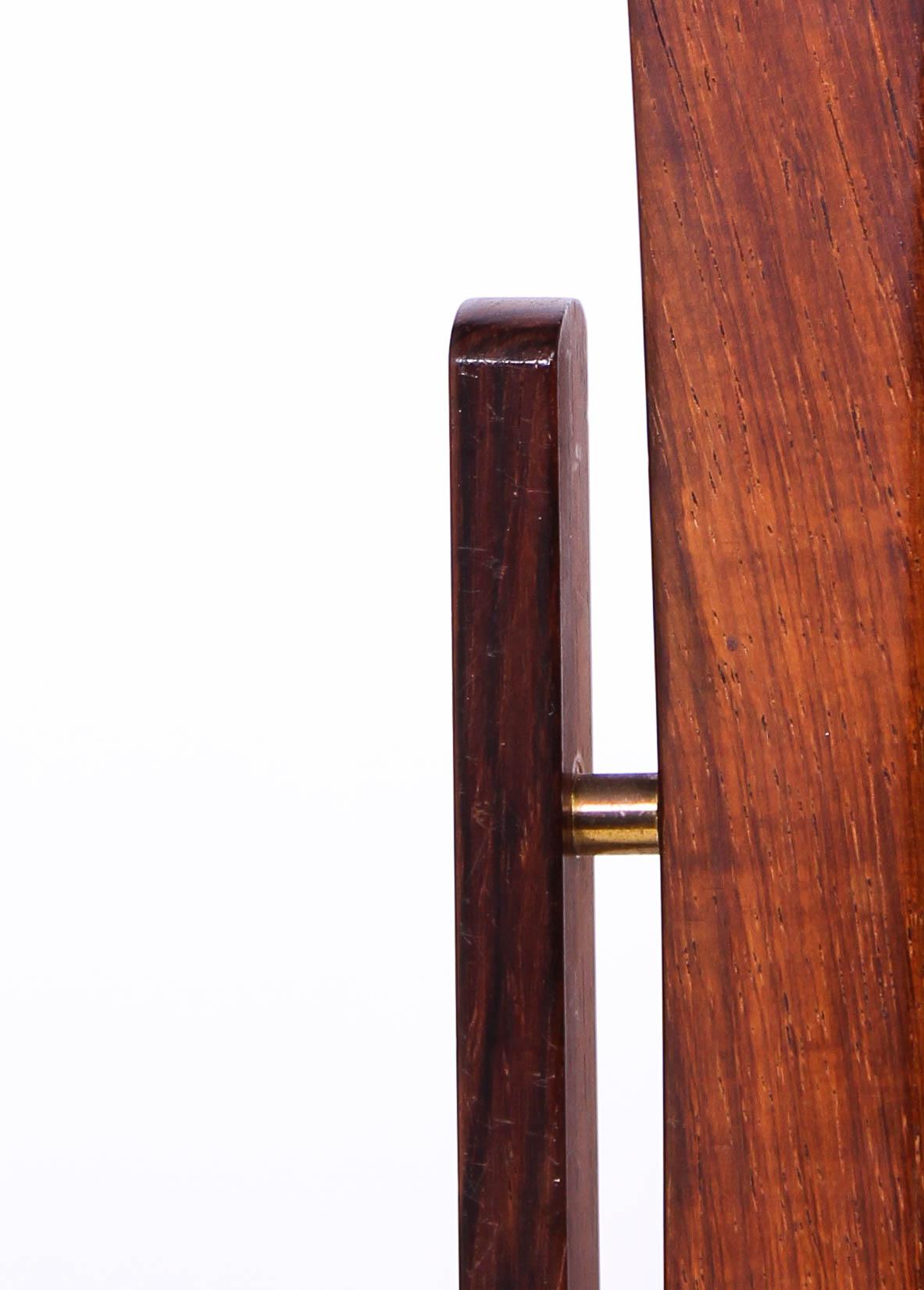 Midcentury Scandinavian Table Mirror For Sale 1