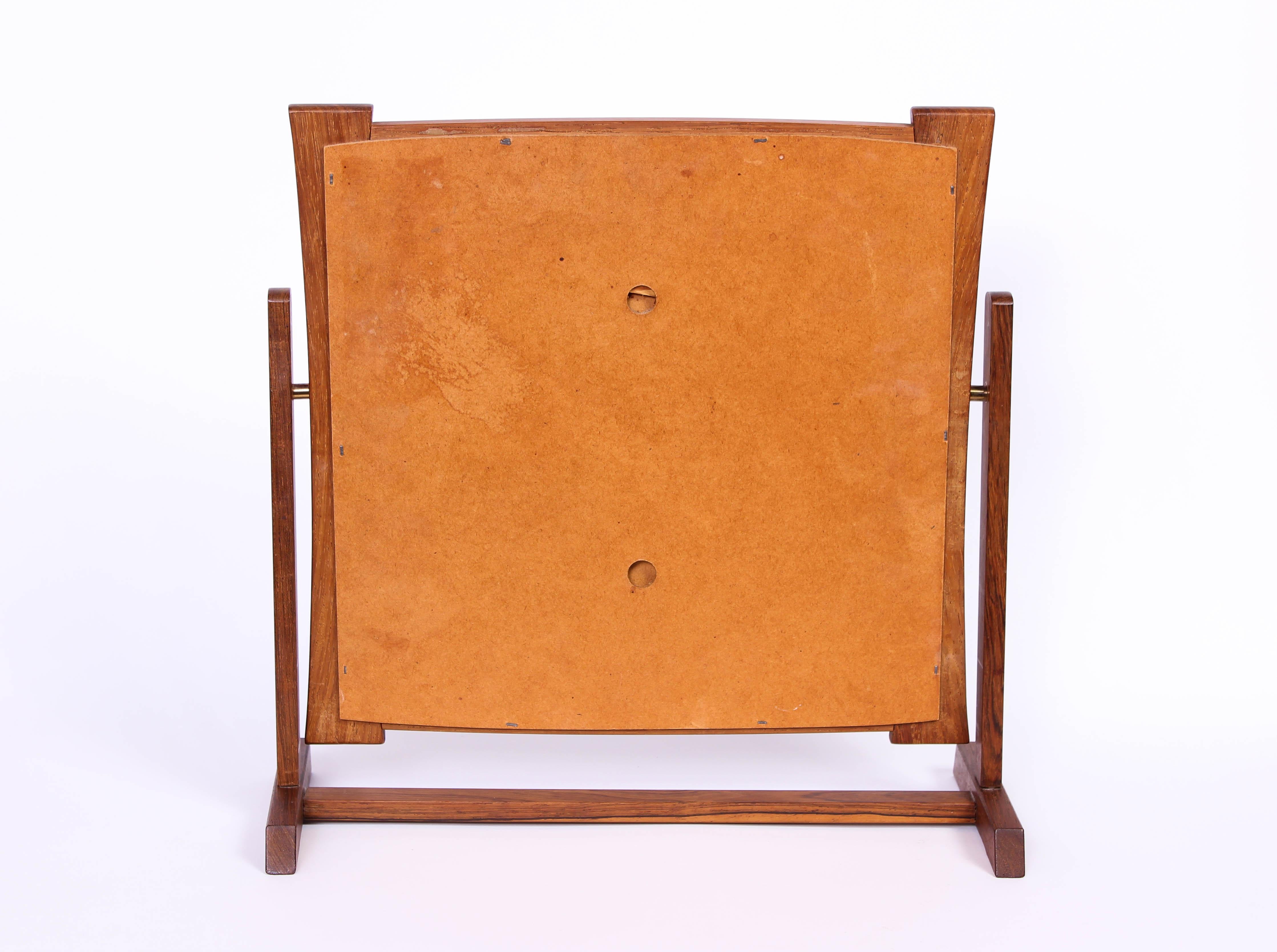 Midcentury Scandinavian Table Mirror For Sale 2