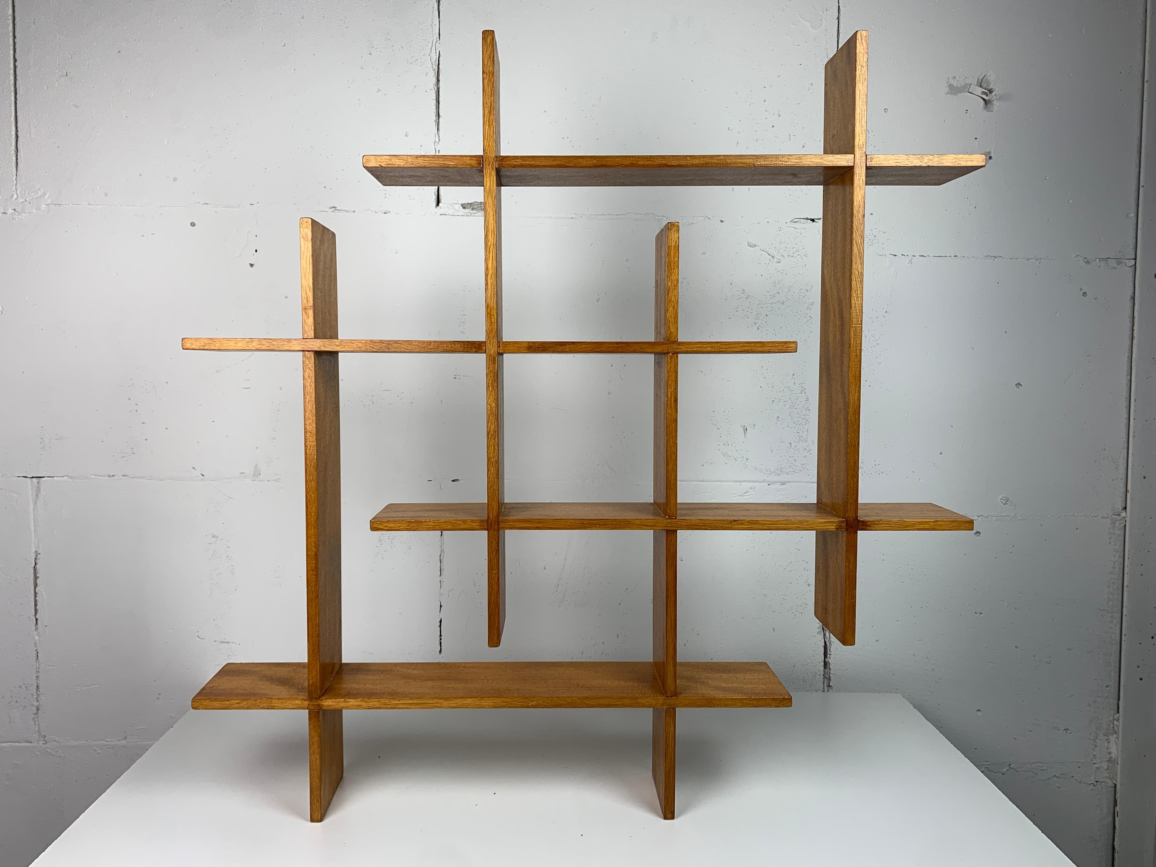 Scandinavian Modern Midcentury Scandinavian teak wall shelf unit, 1960s-1970s For Sale