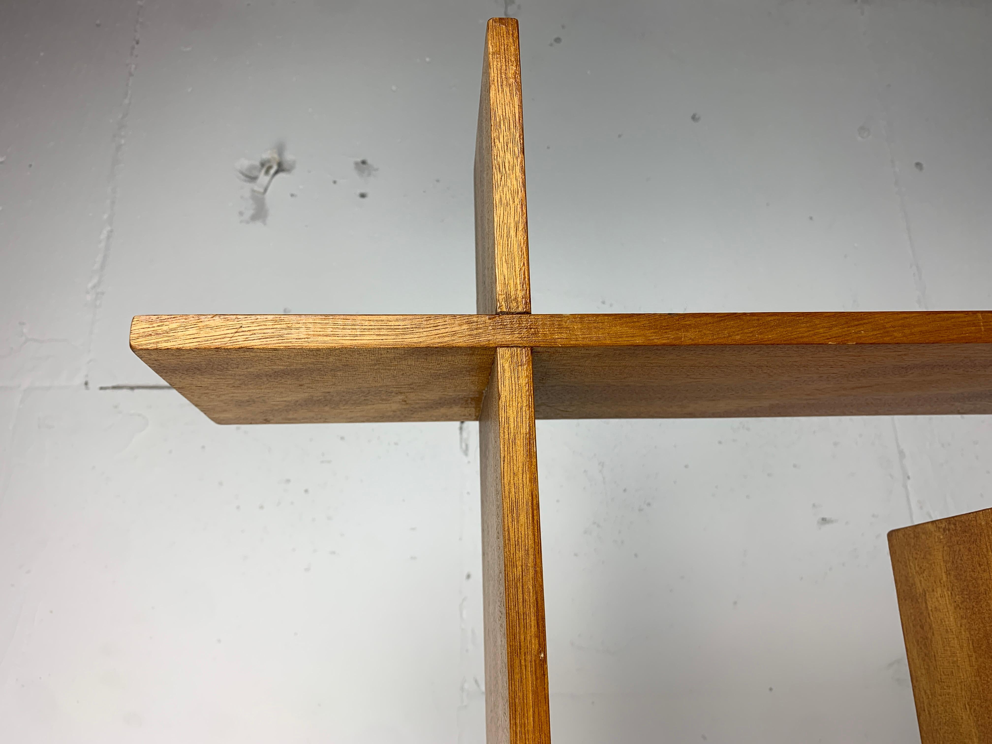 Teak Midcentury Scandinavian teak wall shelf unit, 1960s-1970s For Sale