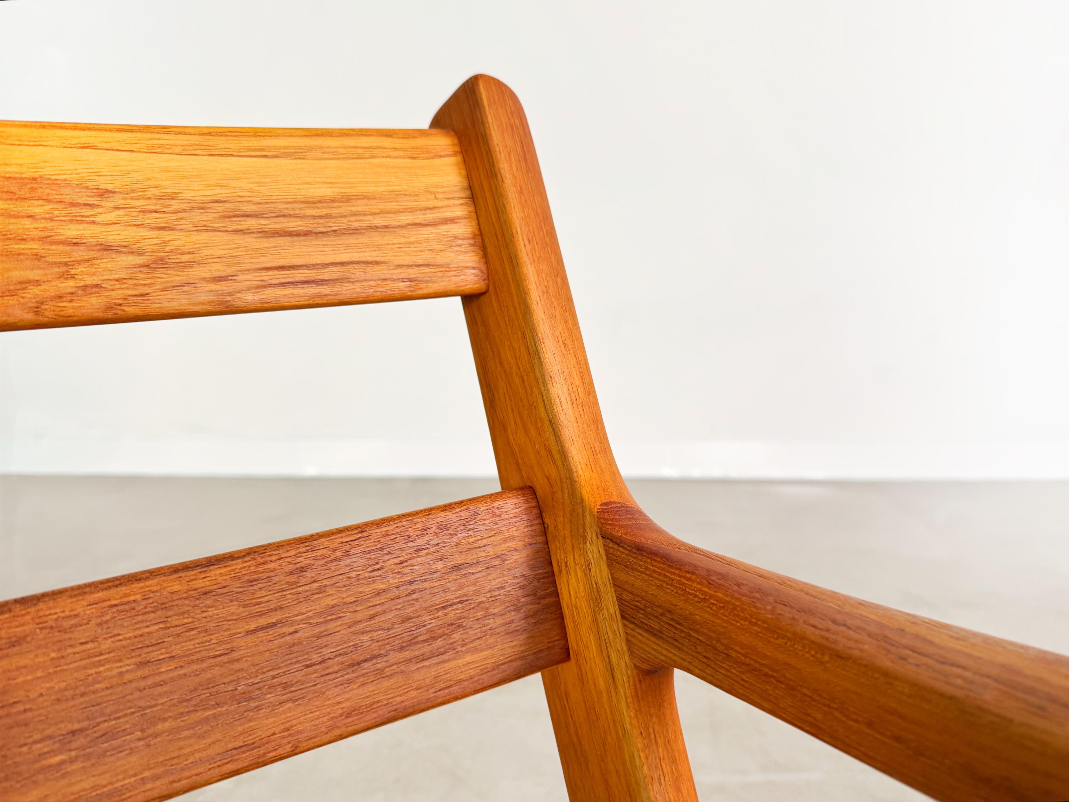 Midcentury Schaukelstuhl France & Søn Ole Wanscher danish teak For Sale 3