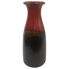 Vaso disegnato in stile Lava grassa di Scheurich Keramik del Medioevo