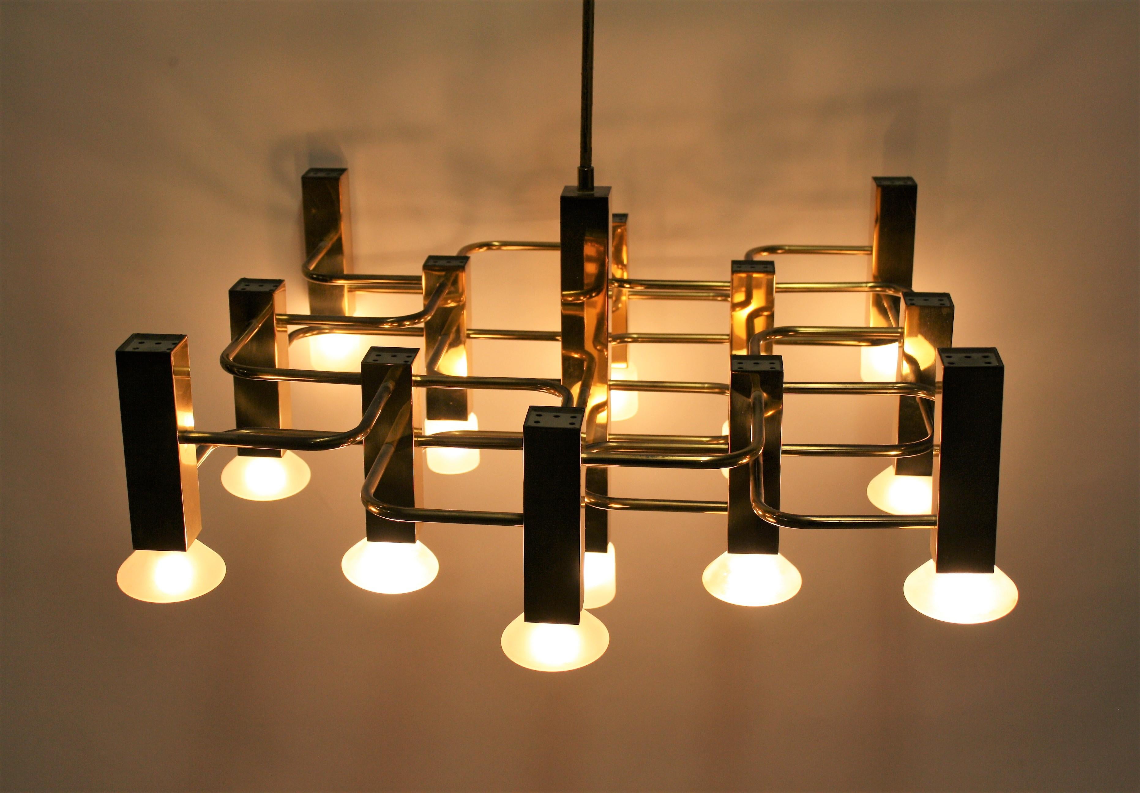 Midcentury Sciolari Chandelier with 13 Lightpoints 6