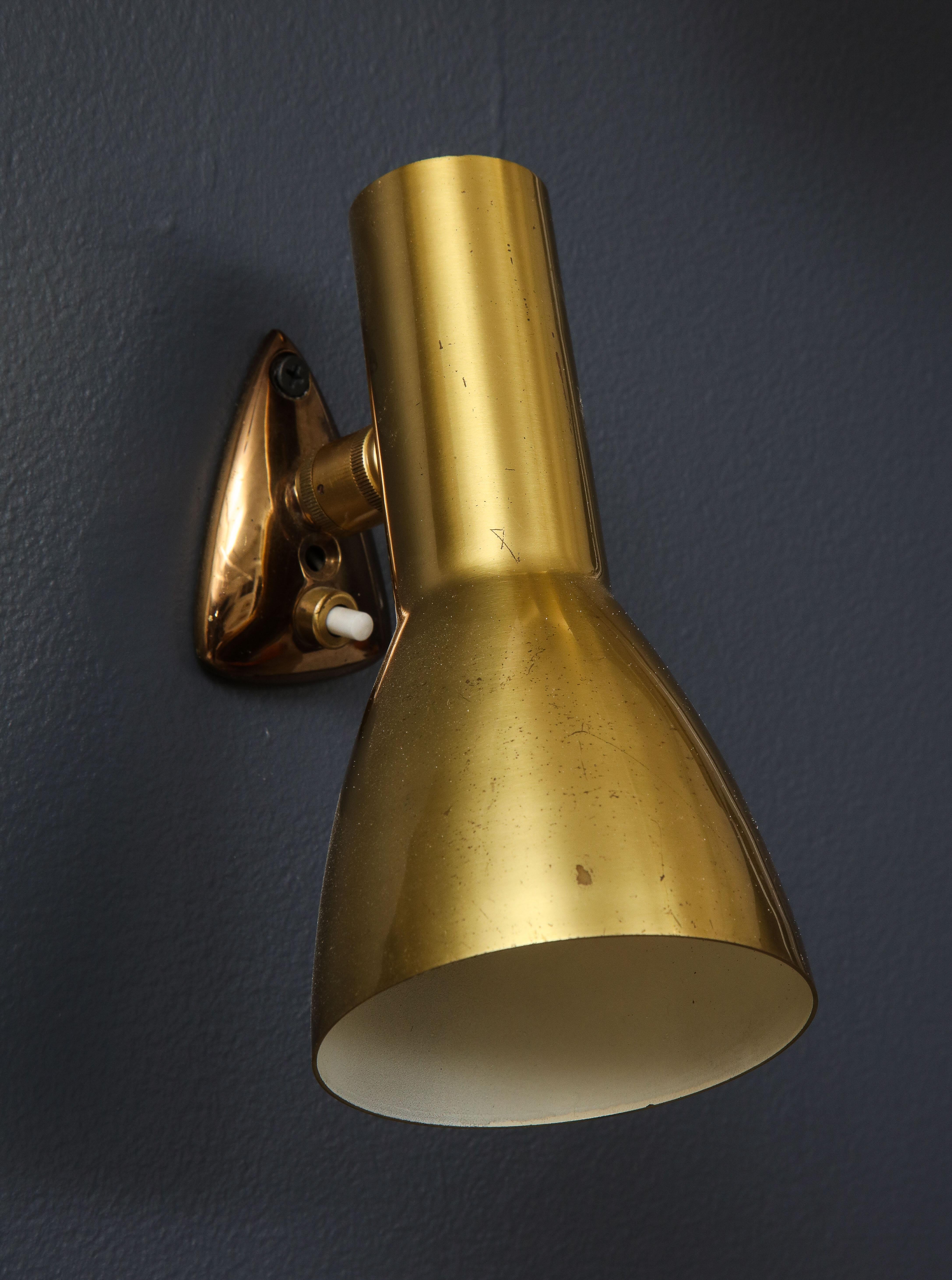 Mid-20th Century Midcentury Sconces Attributed to Boris Jean Lacroix, France, 1960s