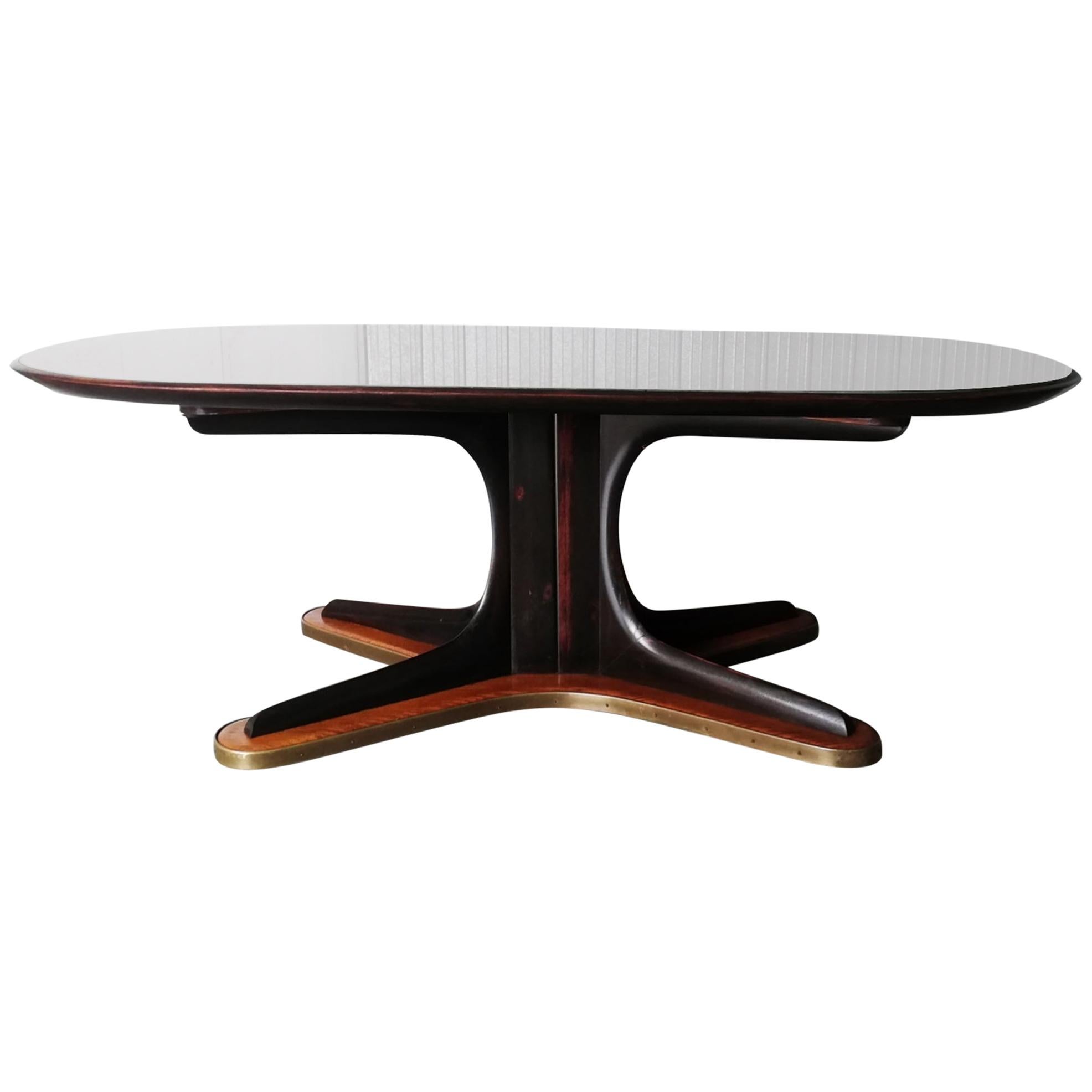 Midcentury Sculptural Dining Table by Vittorio Dassi