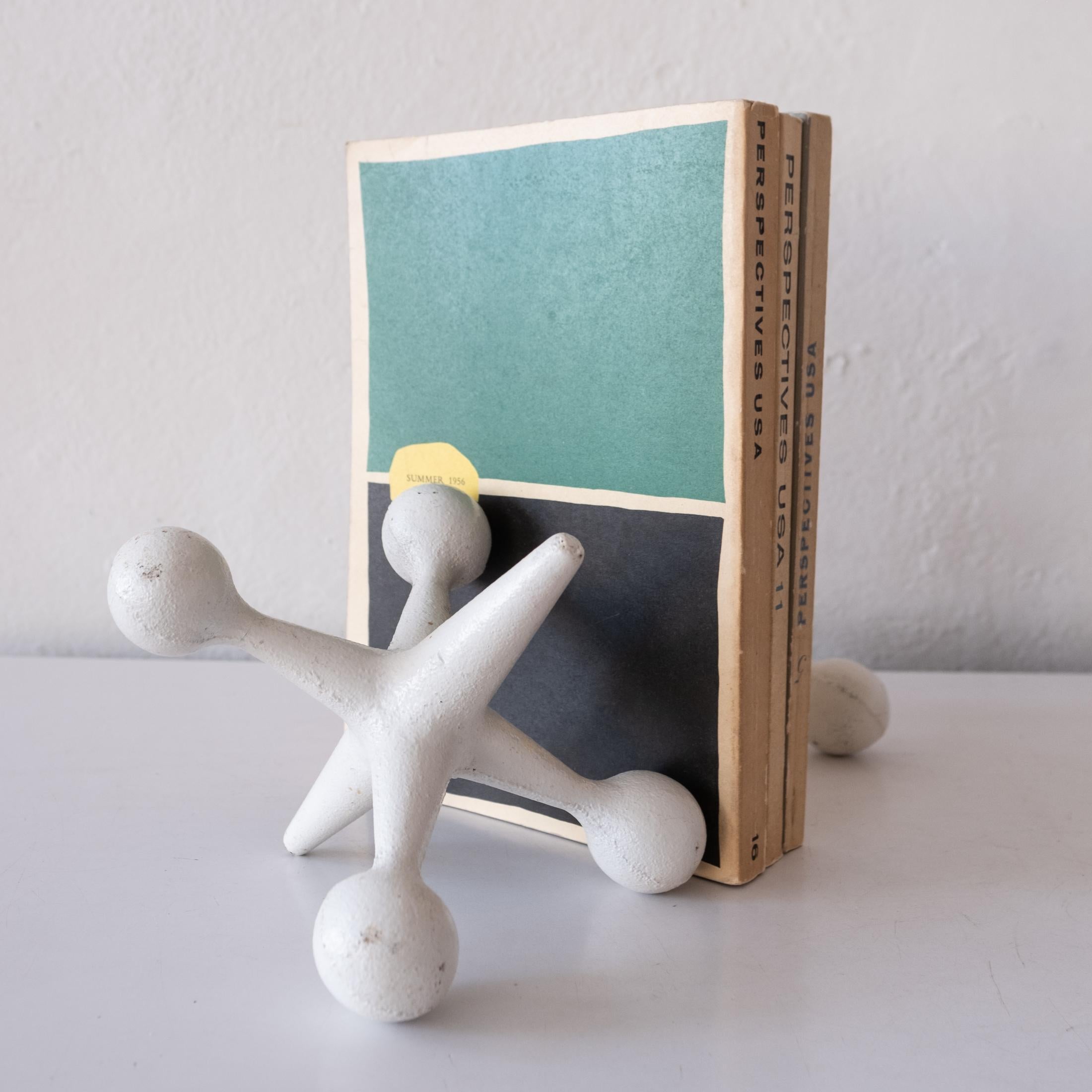 American Midcentury Sculptural Jacks Bookends by Bill Curry for Design Line