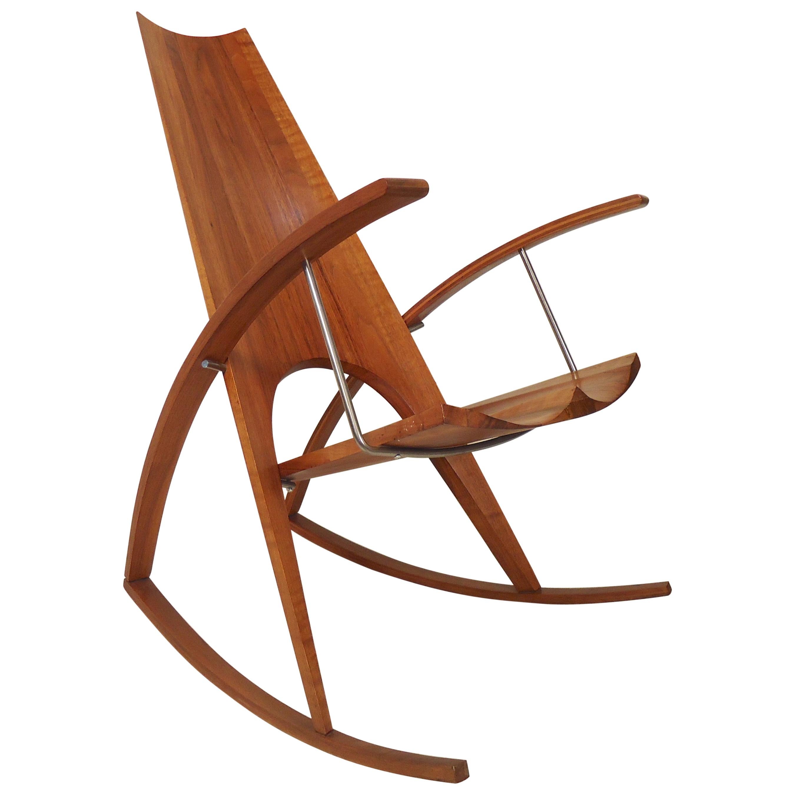 Midcentury Sculptural Rocking Chair