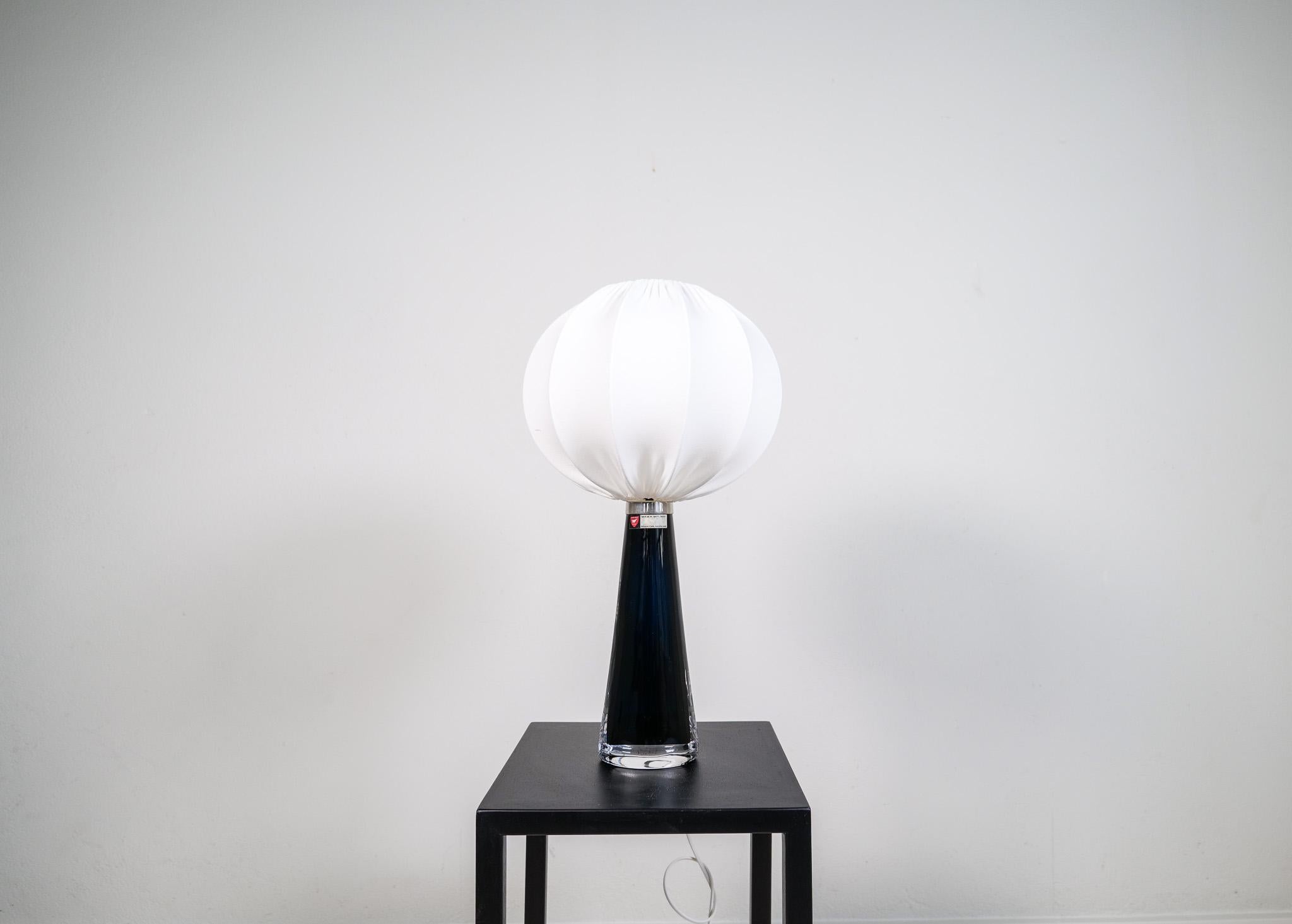 Mid-Century Modern Midcentury Modern Sculptural Table Lamp by Carl Fagerlund Orrefors Sweden For Sale