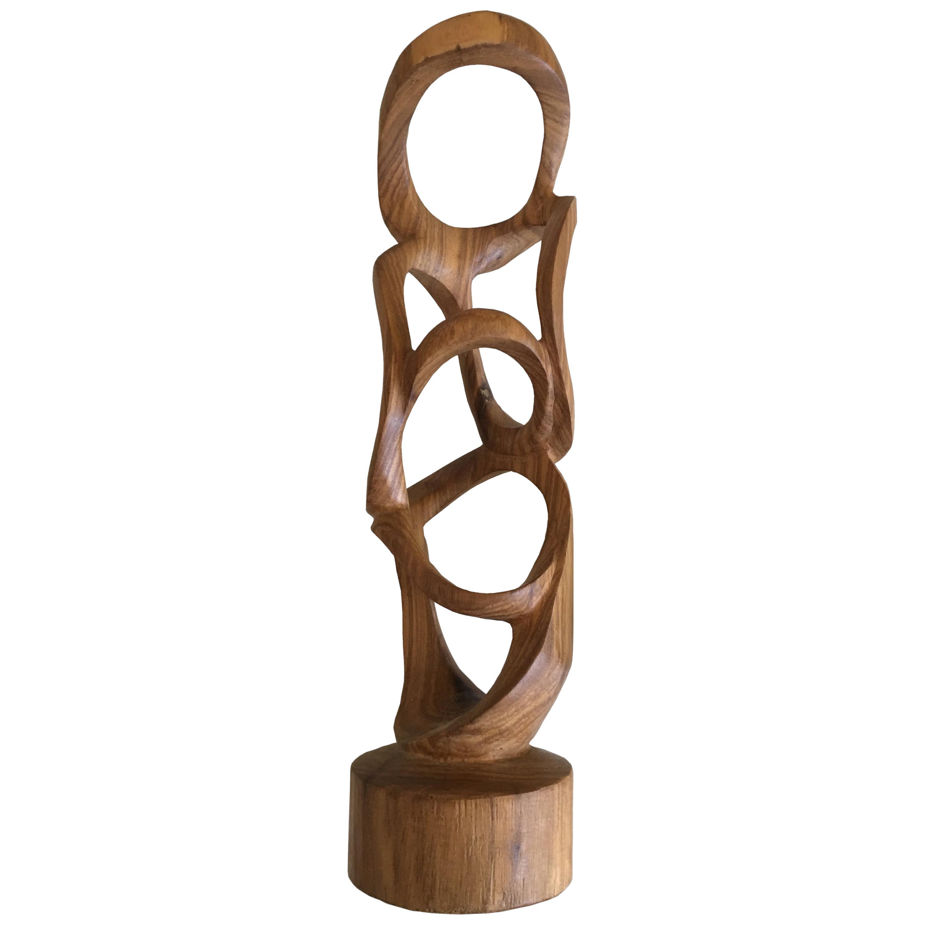 Midcentury Sculpture in Wood
