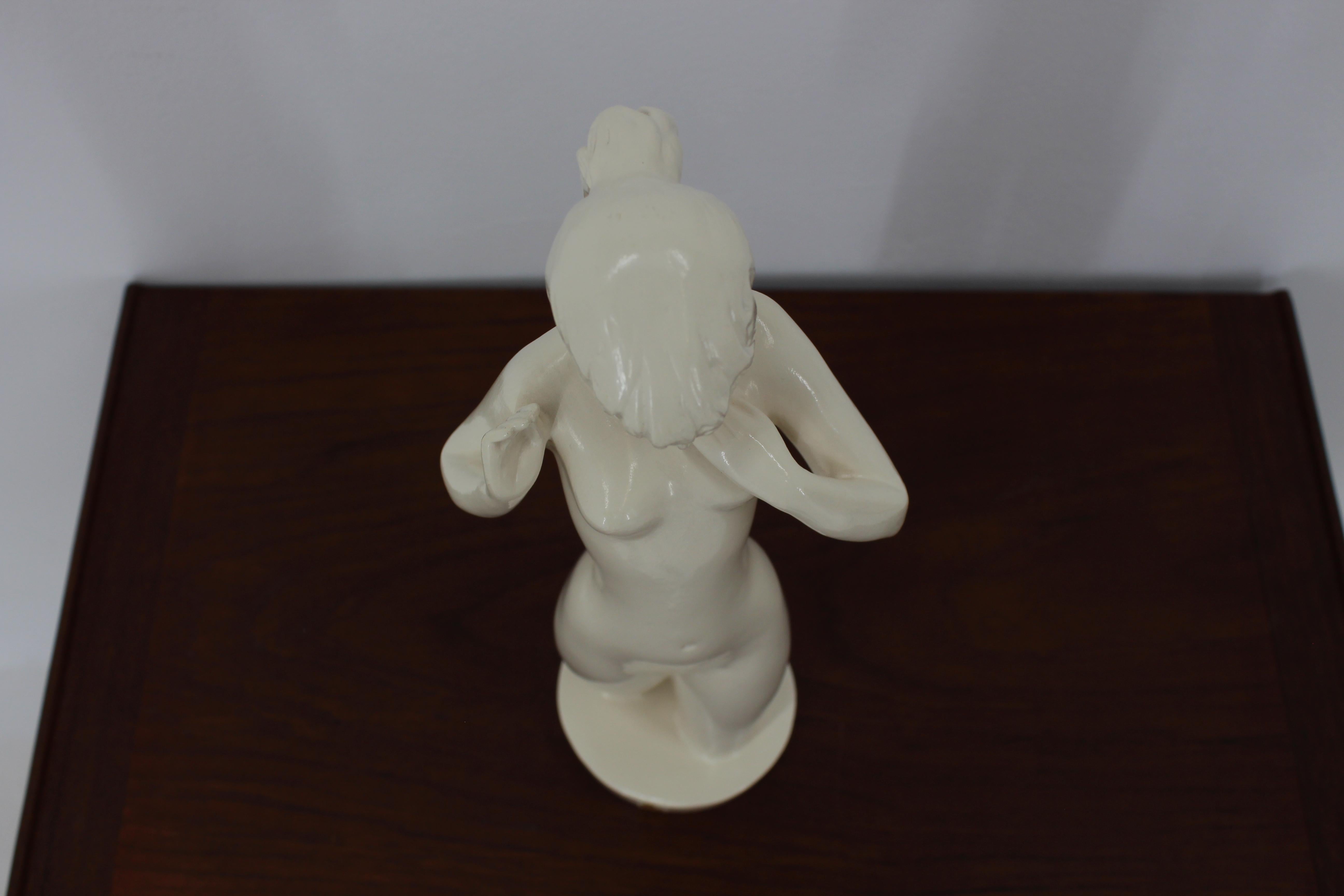Mid-20th Century Midcentury Sculpture Nude Woman, Jihokera, 1940s For Sale