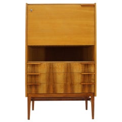 Midcentury Secretaire or Cabinet by František Mezulánik for UP Závody, 1960s